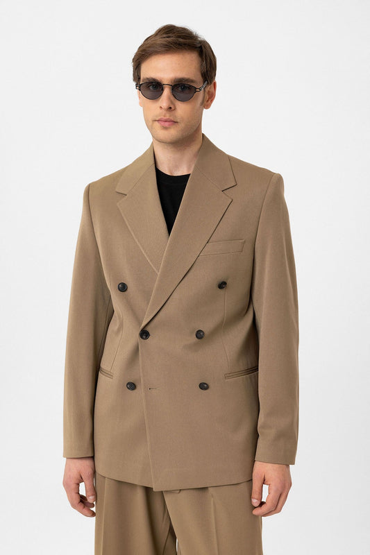 Antioch Relax Fit Double-Breasted Men's Blazer