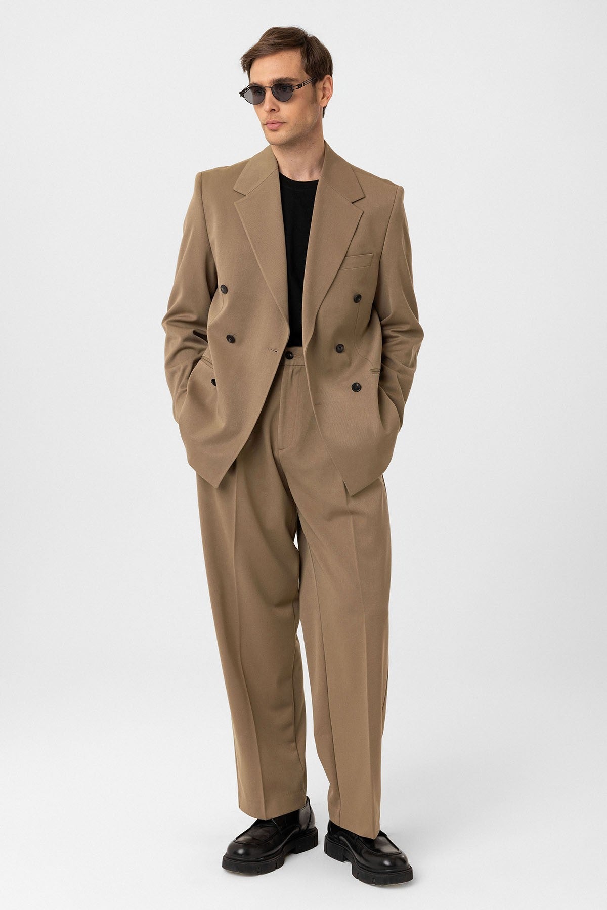 Antioch Relax Fit Double-Breasted Men's Blazer