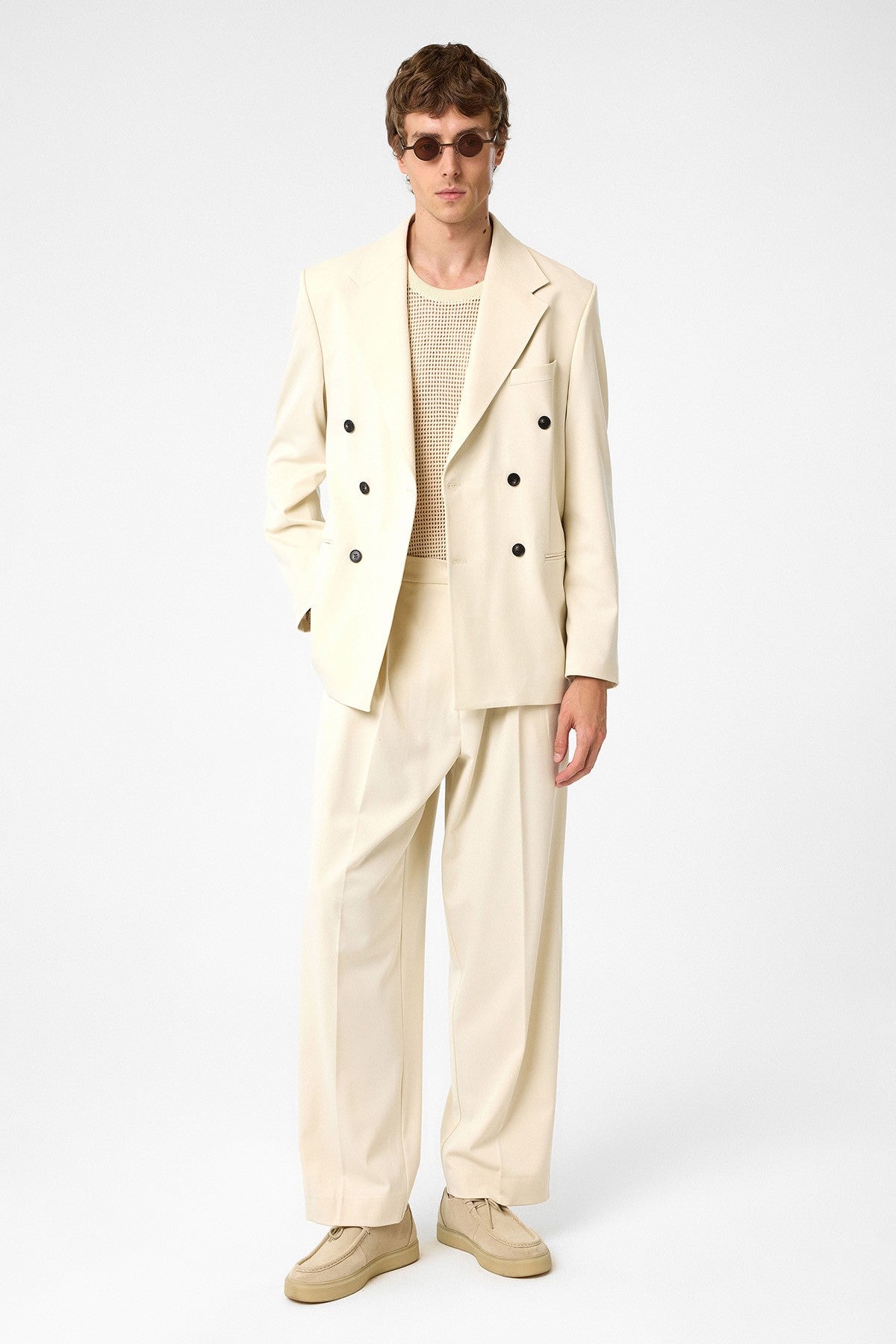 Antioch Relax Fit Double-Breasted Men's Blazer