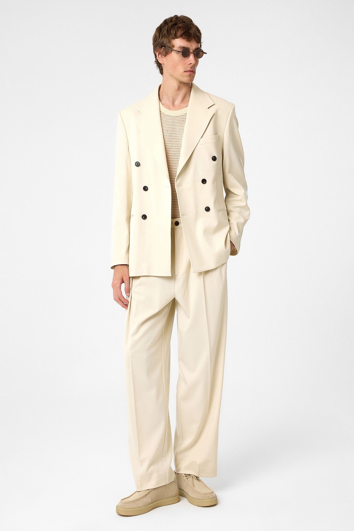 Antioch Relax Fit Double-Breasted Men's Blazer