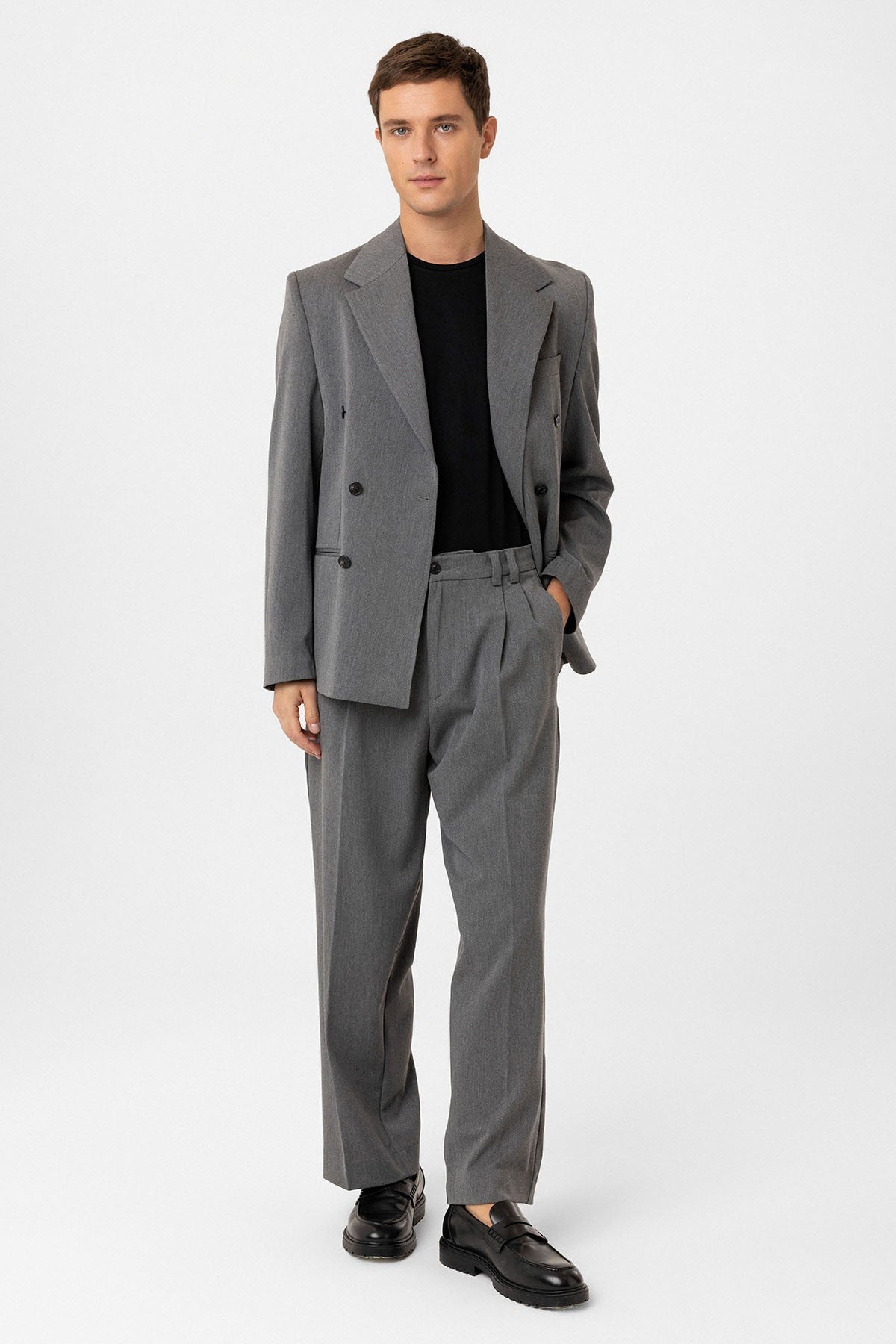 Antioch Relax Fit Double-Breasted Men's Blazer