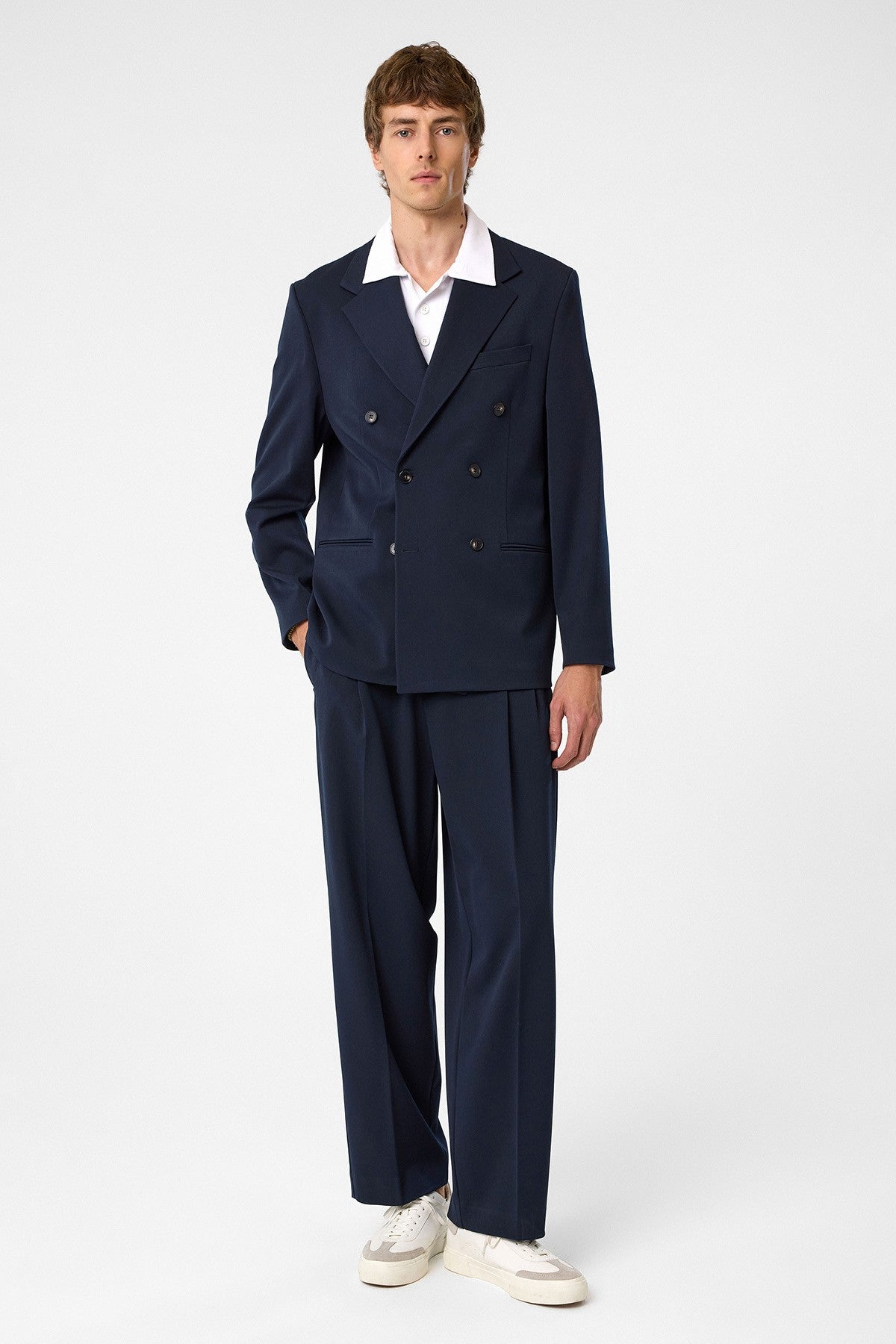 Antioch Relax Fit Double-Breasted Men's Blazer