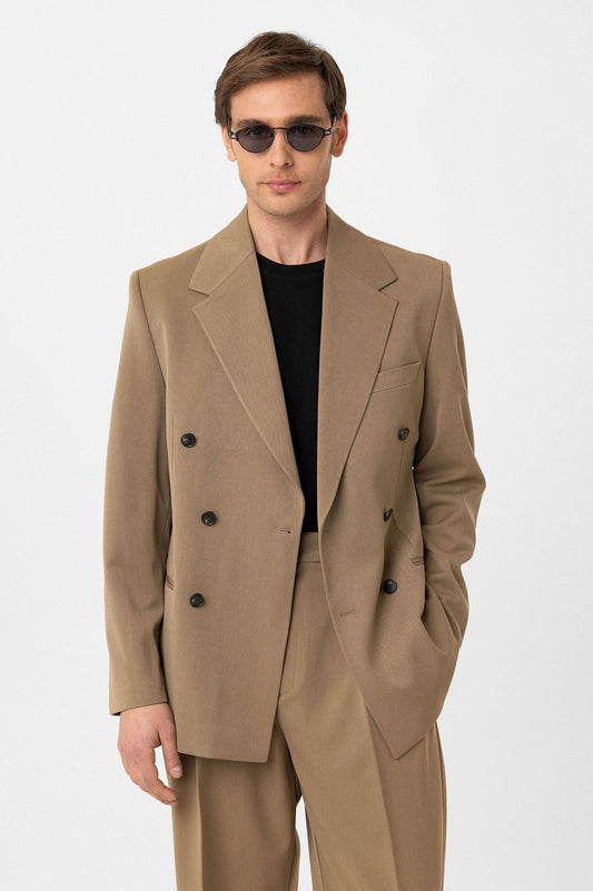 Antioch Relax Fit Double-Breasted Men's Blazer