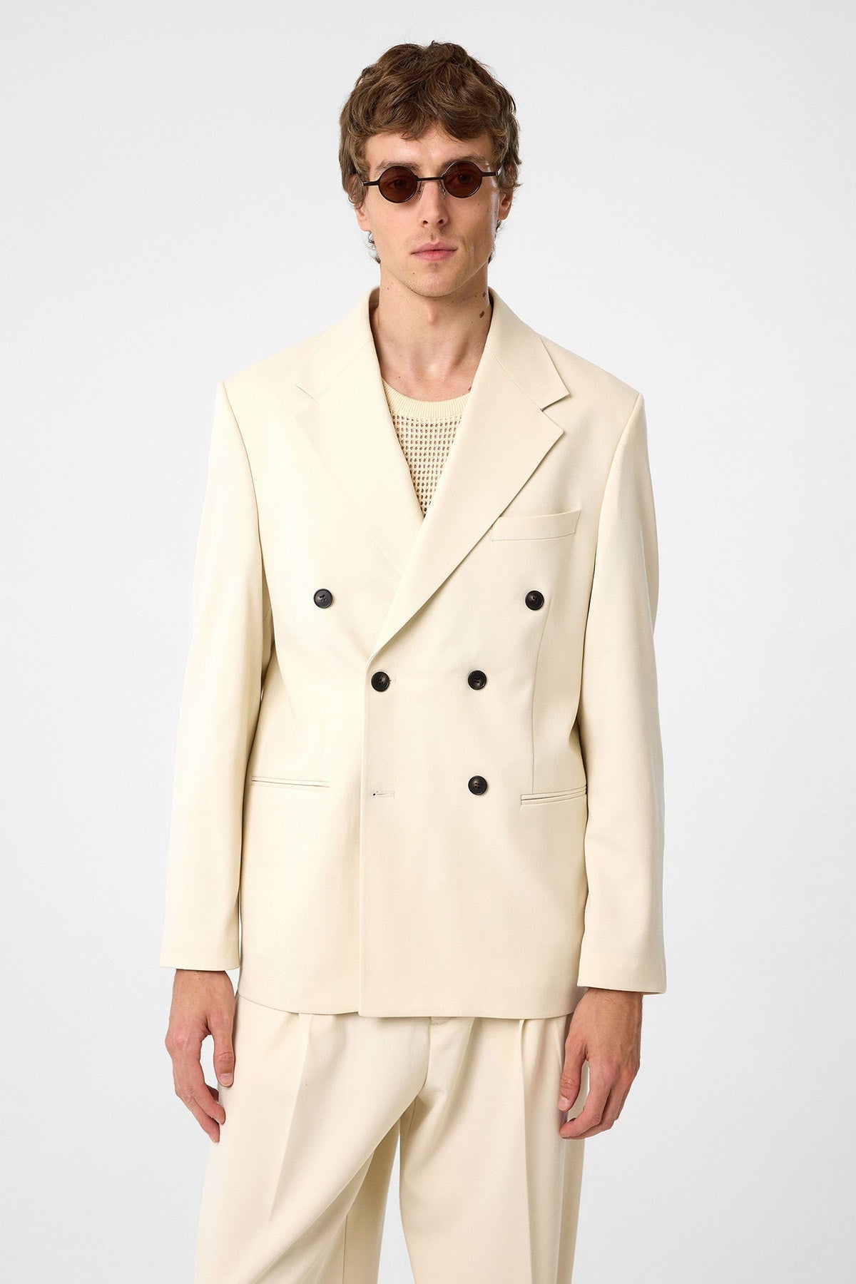 Antioch Relax Fit Double-Breasted Men's Blazer