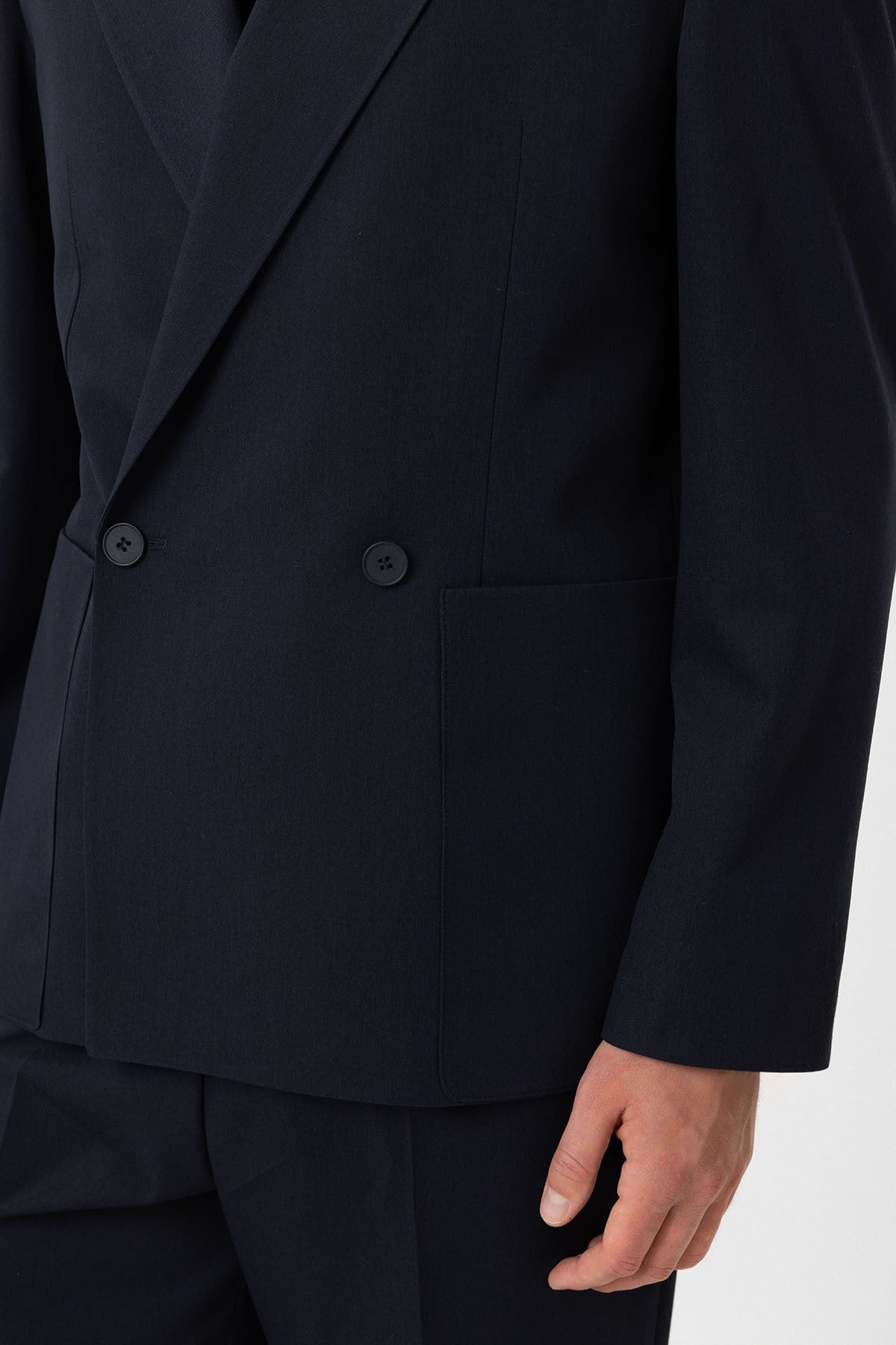 Antioch Relax Fit Double-Breasted Men's Technical Blazer Jacket