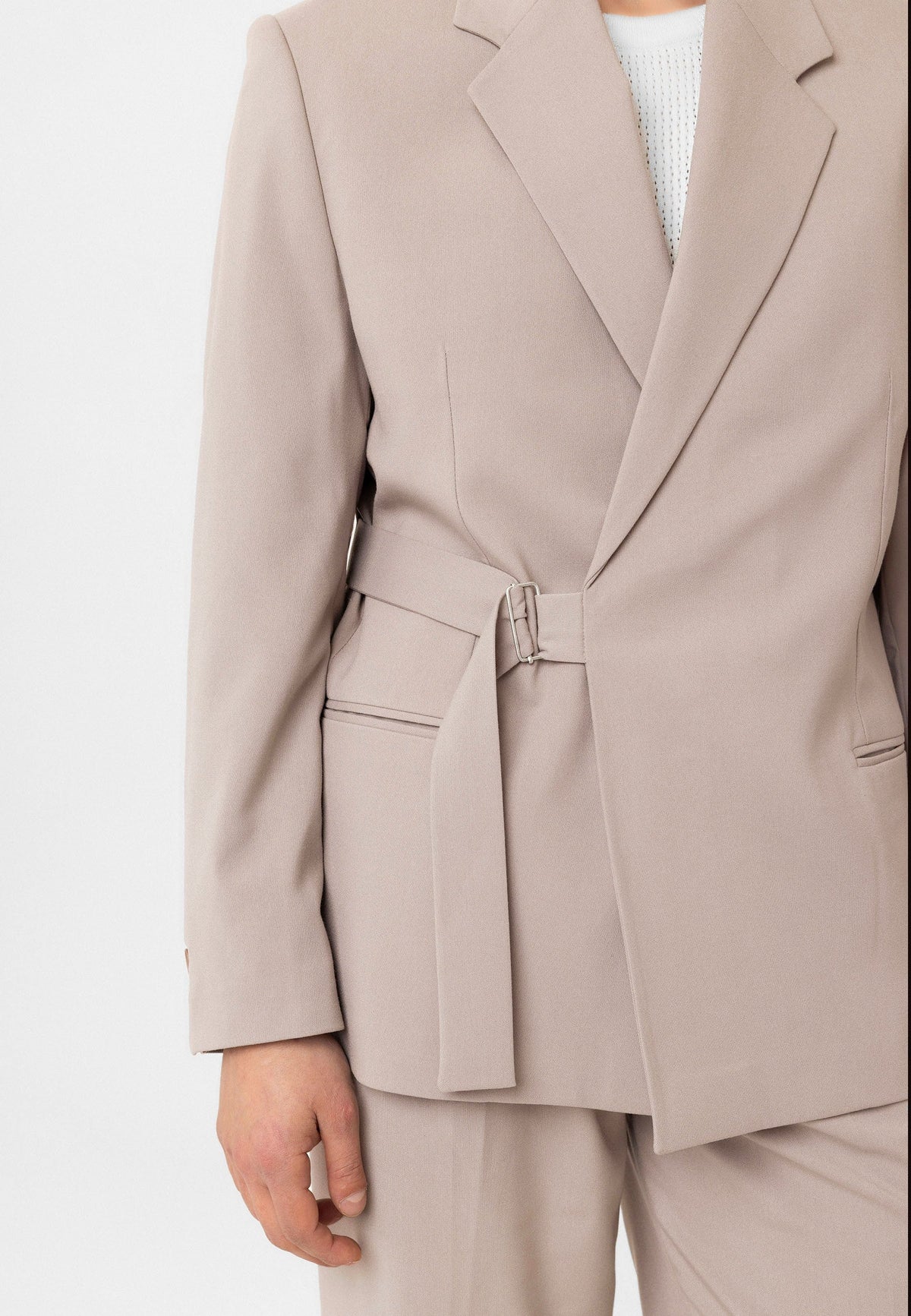 Antioch Belted Relaxed-Fit Men's Blazer Jacket
