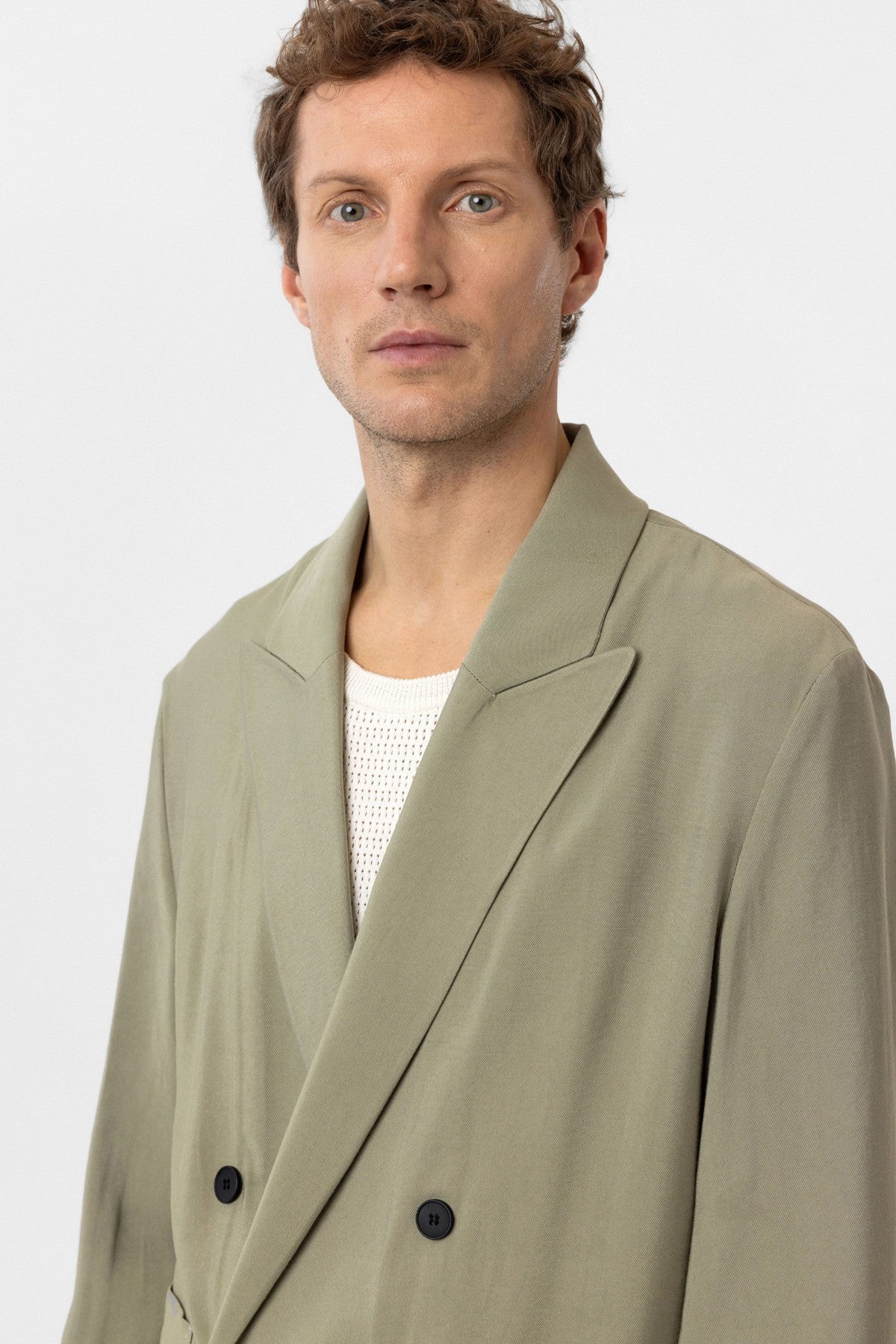 Antioch Relax Fit Diagonal-Striped Slim-Fit Men's Blazer