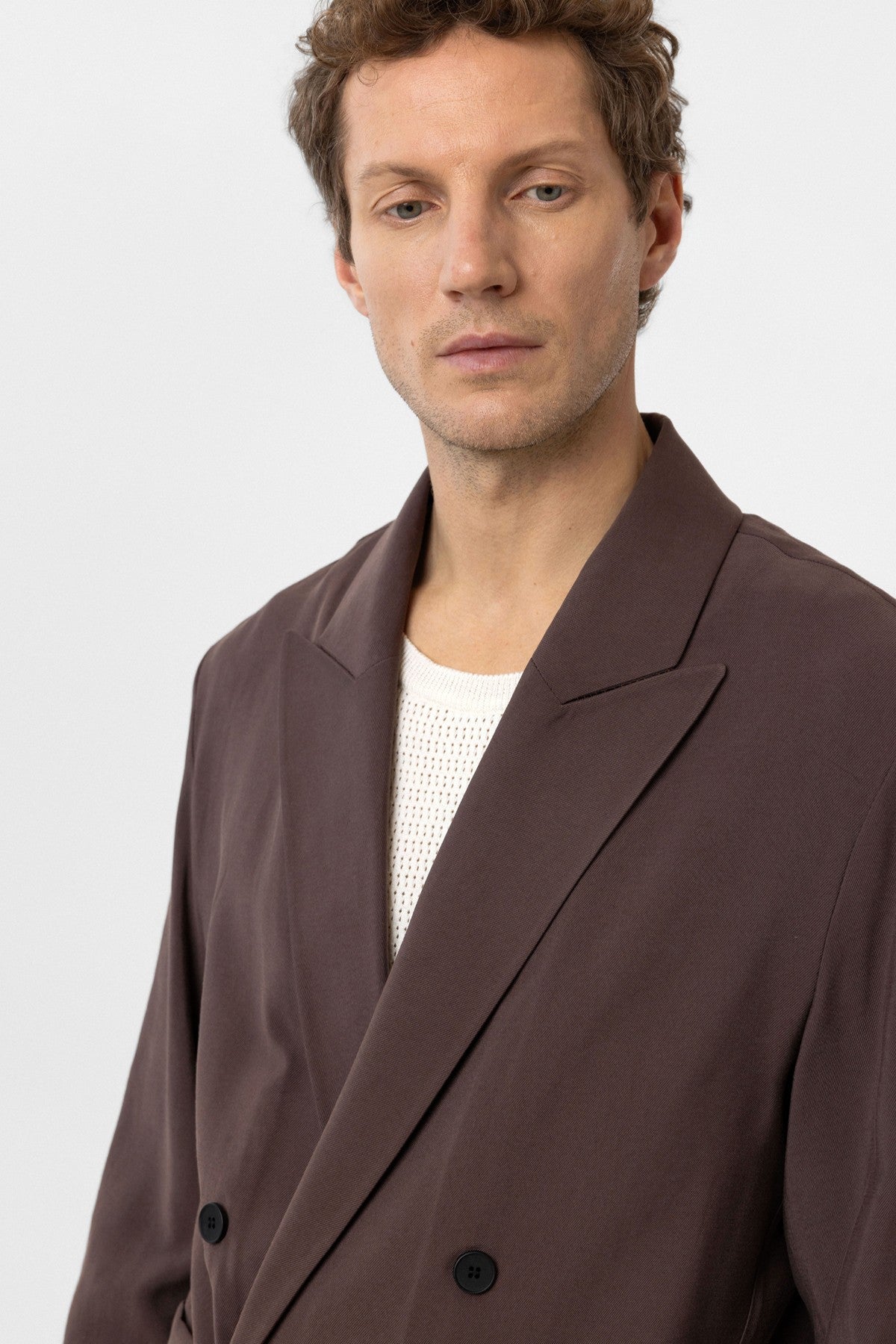 Antioch Relax Fit Diagonal-Striped Slim-Fit Men's Blazer