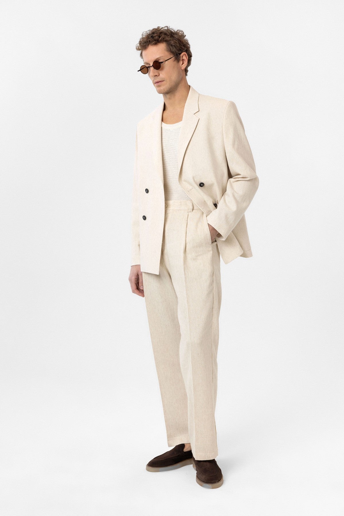 Antioch Relax Fit Men's Linen-Blend Blazer