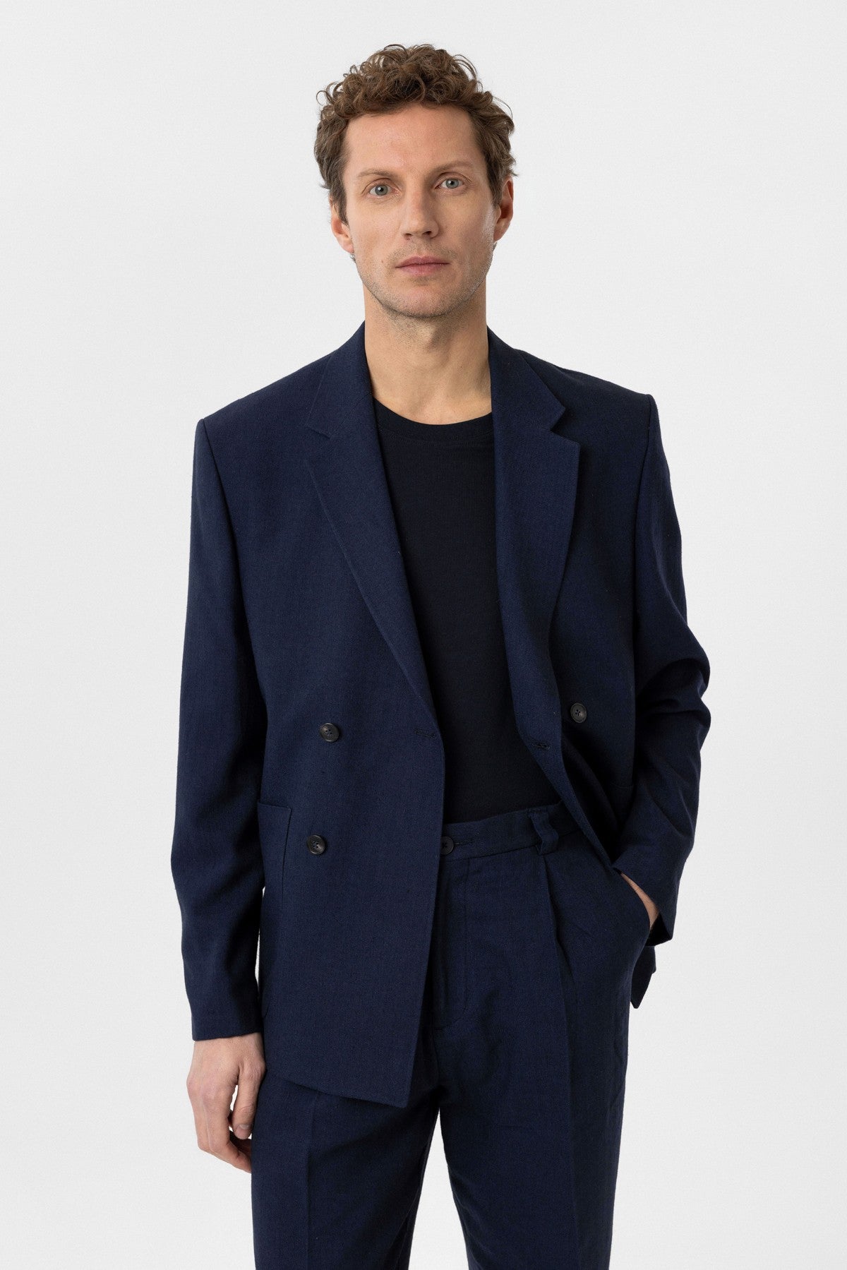 Antioch Relax Fit Men's Linen-Blend Blazer