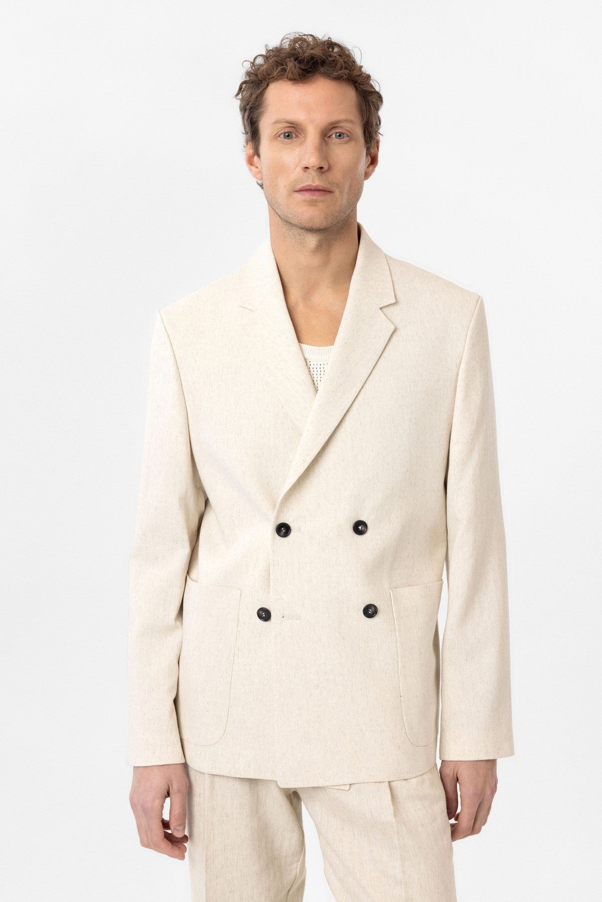 Antioch Relax Fit Men's Linen-Blend Blazer