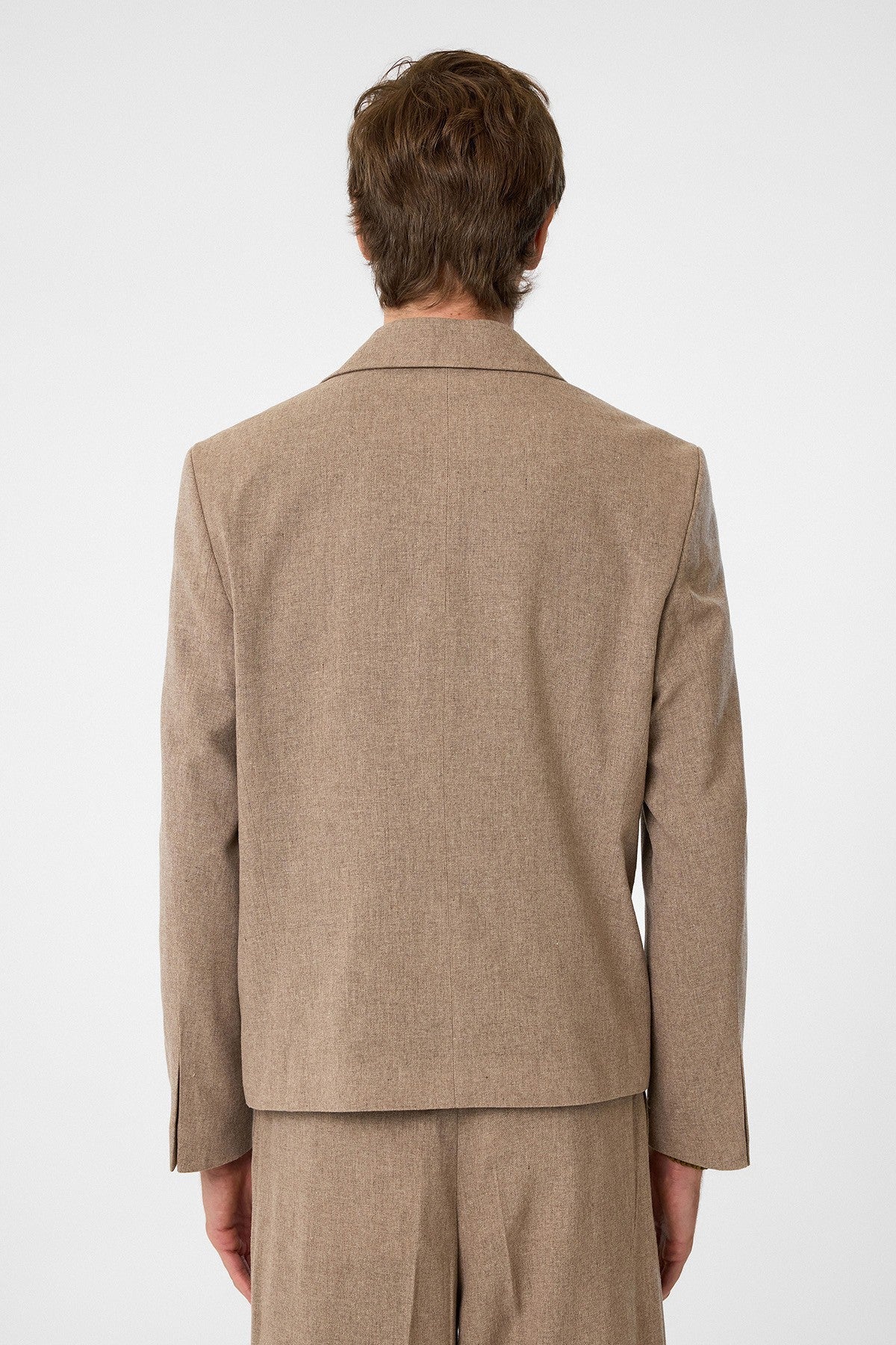 Antioch Relax Fit Double-Breasted Crop Men's Blazer Jacket