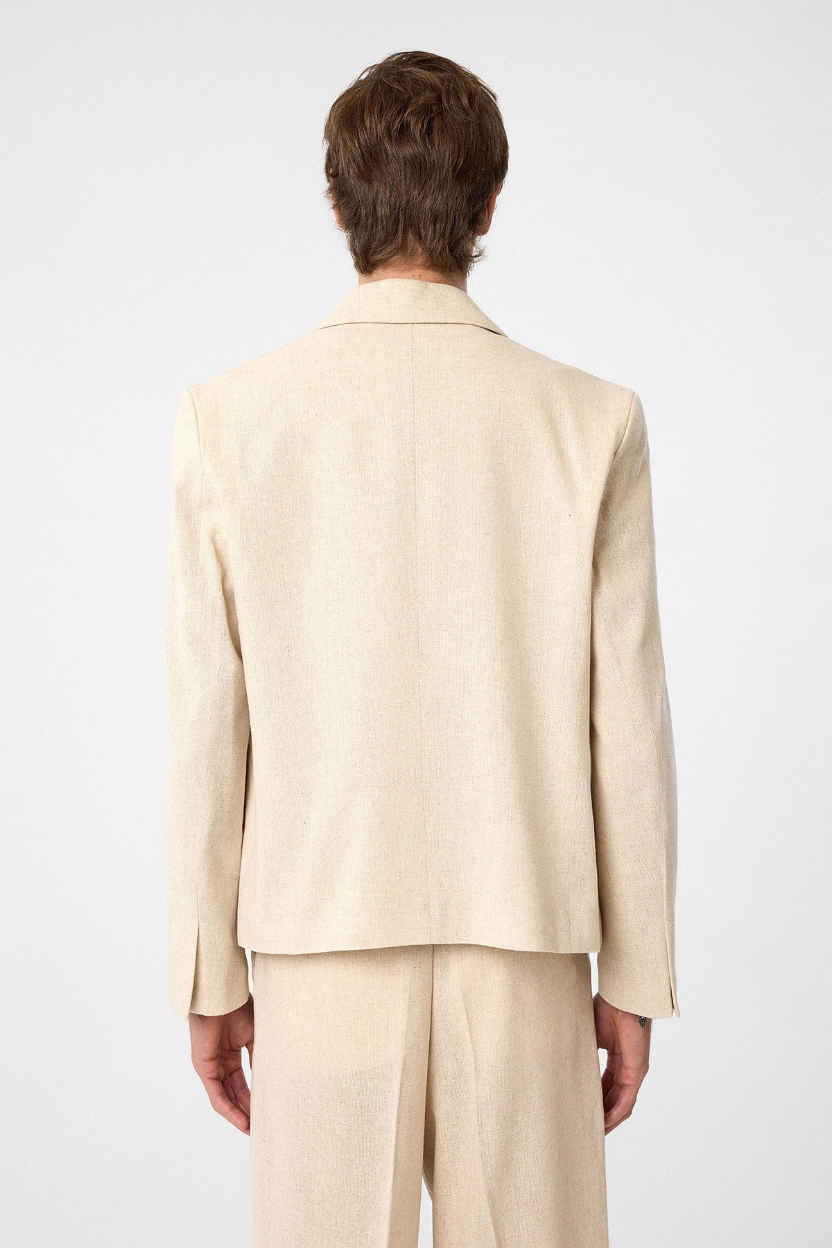 Antioch Relax Fit Double-Breasted Crop Men's Blazer Jacket