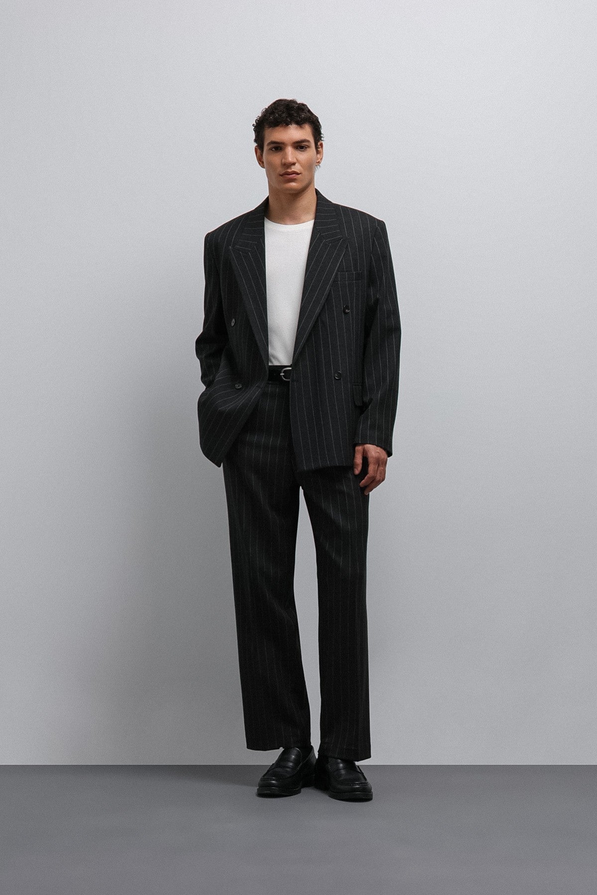 Antioch Striped Double-Breasted Men's Blazer