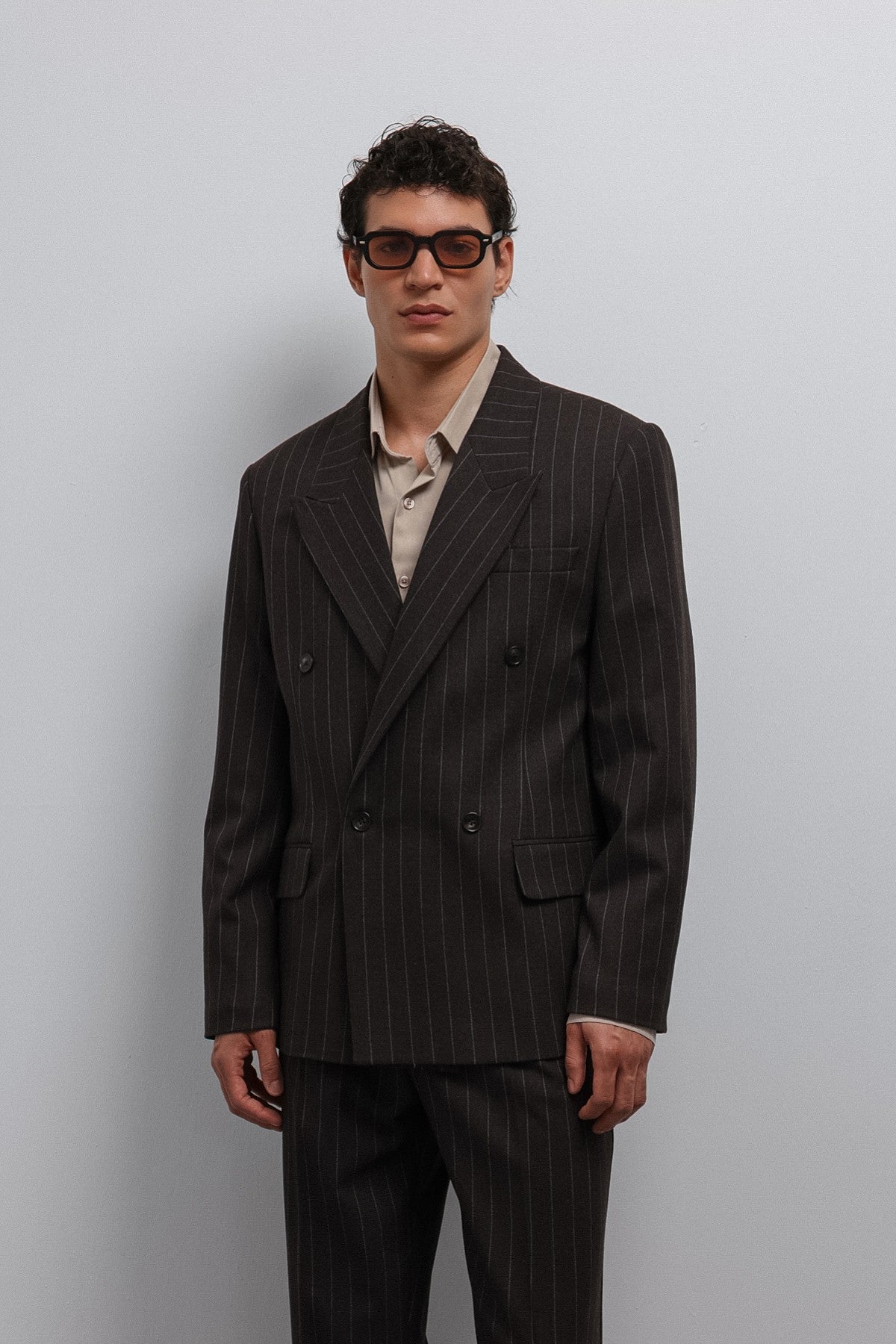 Antioch Striped Double-Breasted Men's Blazer