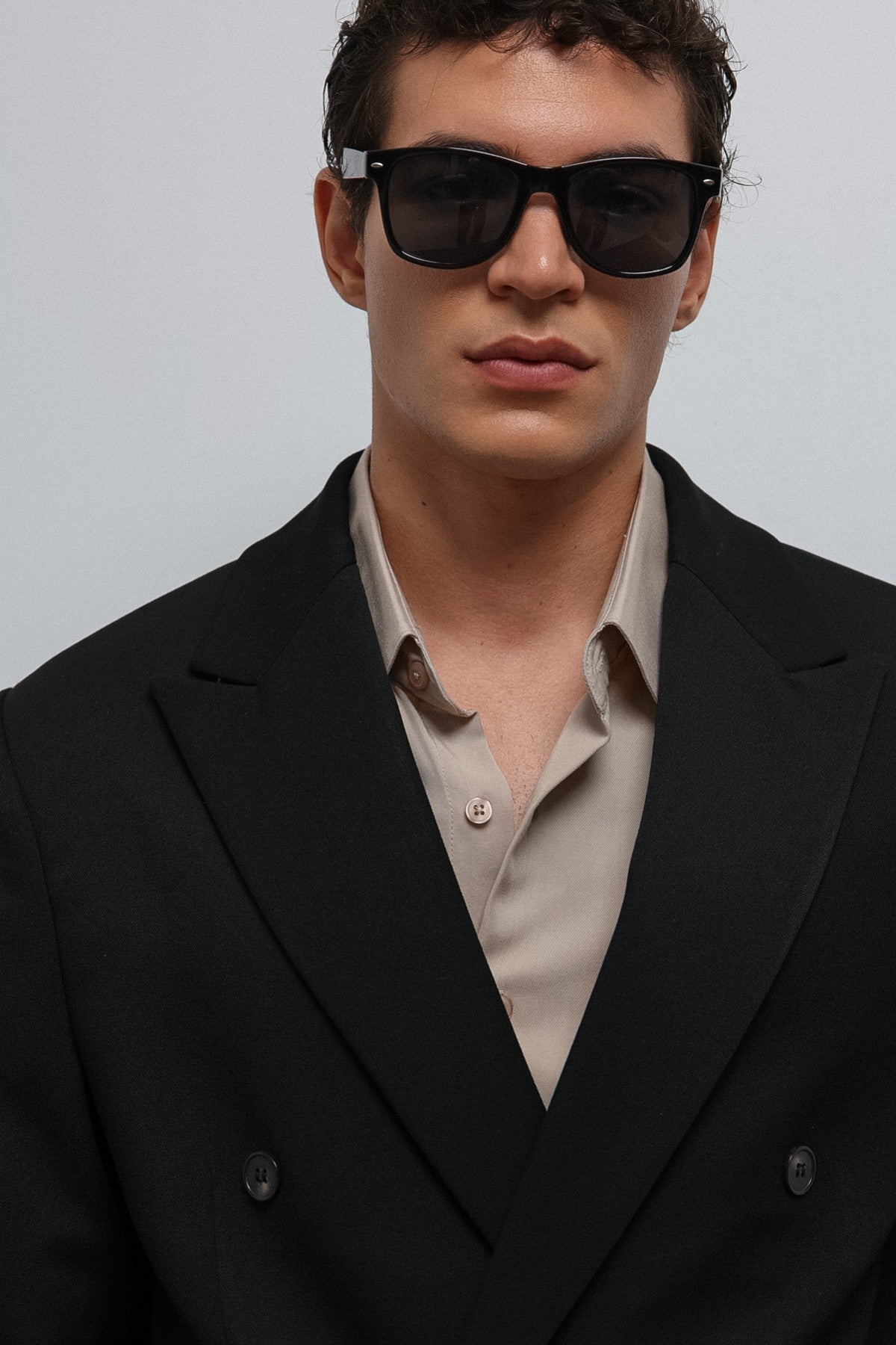 Antioch Kruvaze Relax Crop-Fit Blazer Jacket