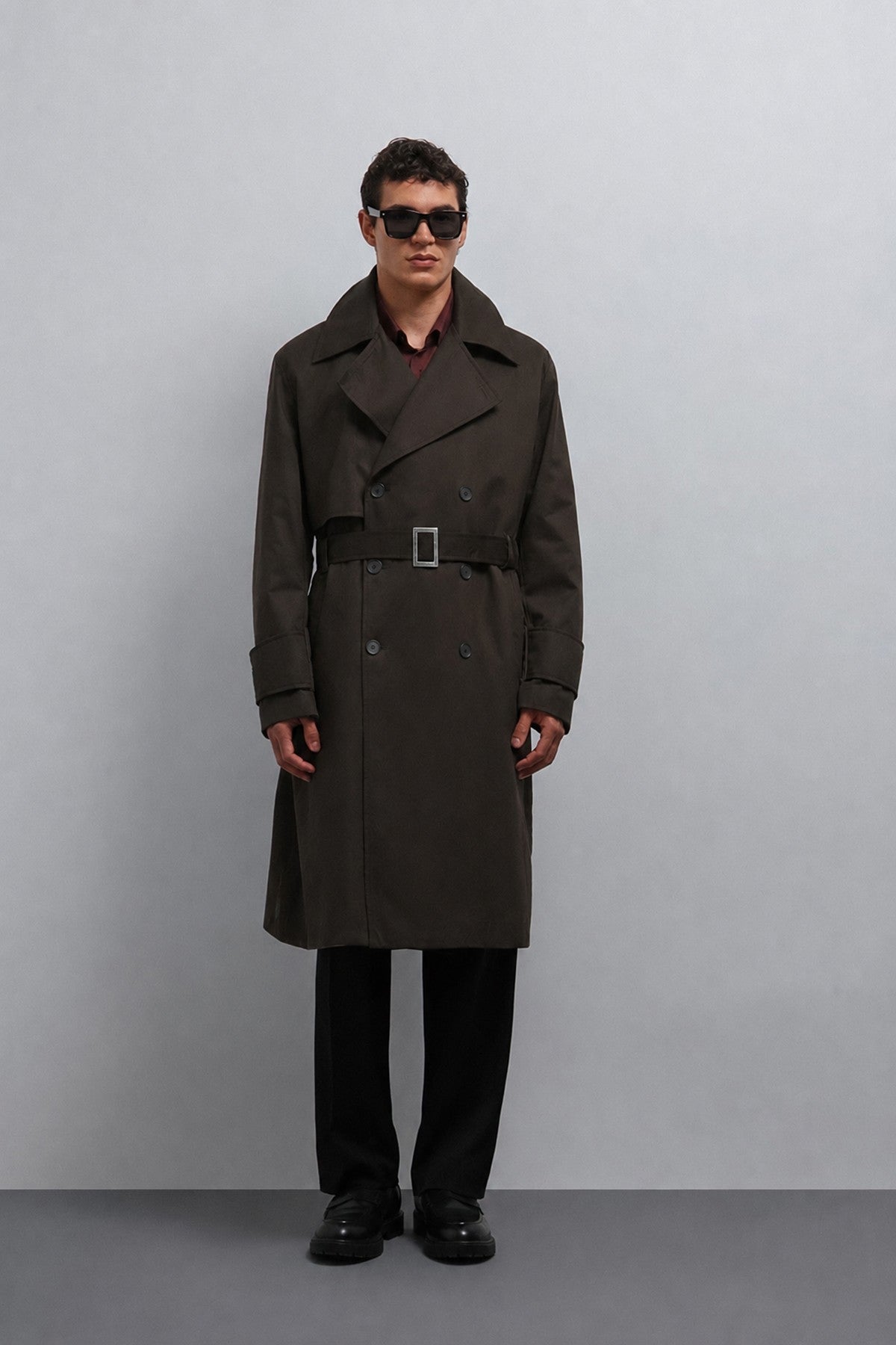 Relax Fit Men's Trench Coat