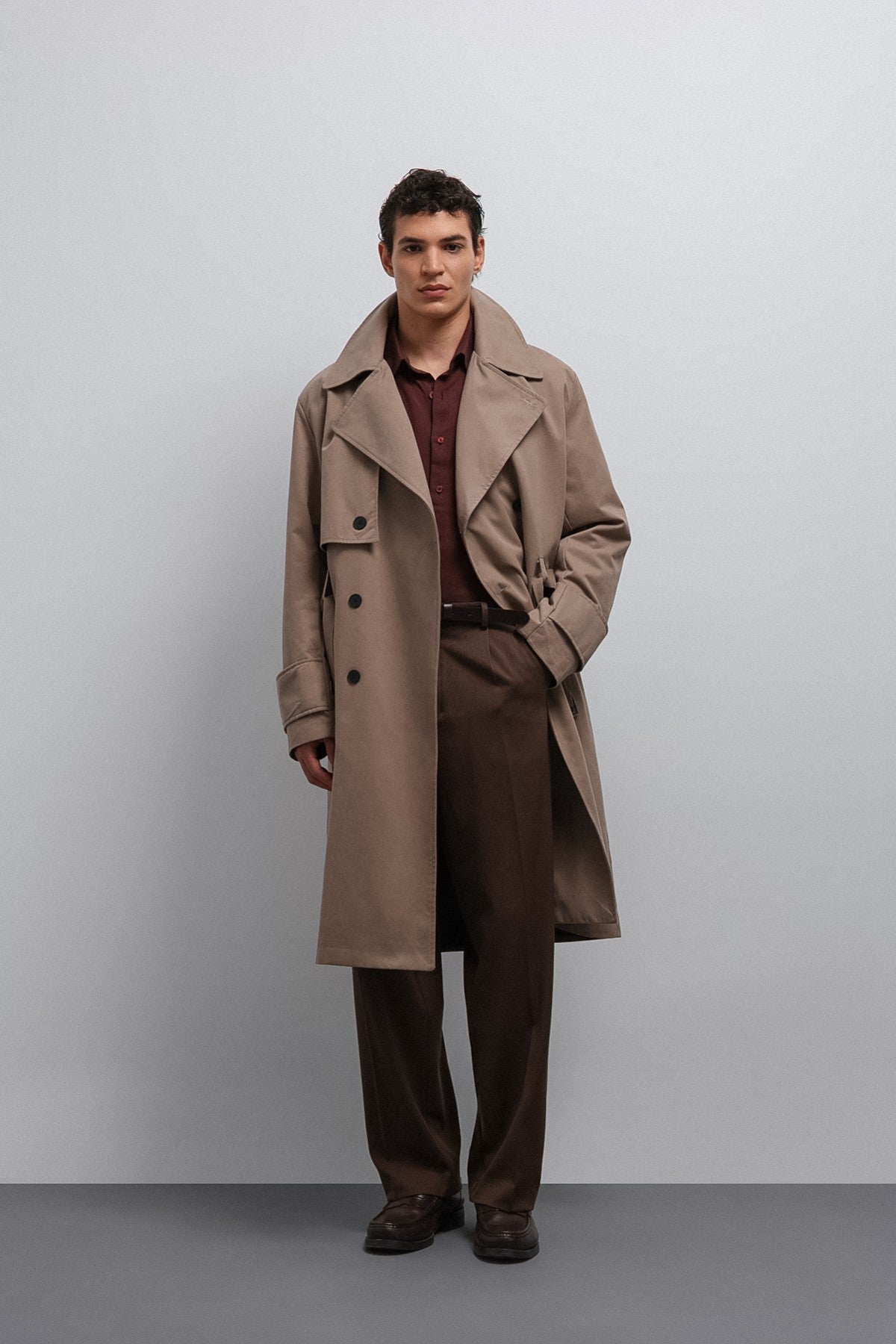 Antioch Relax Fit Men's Trench Coat