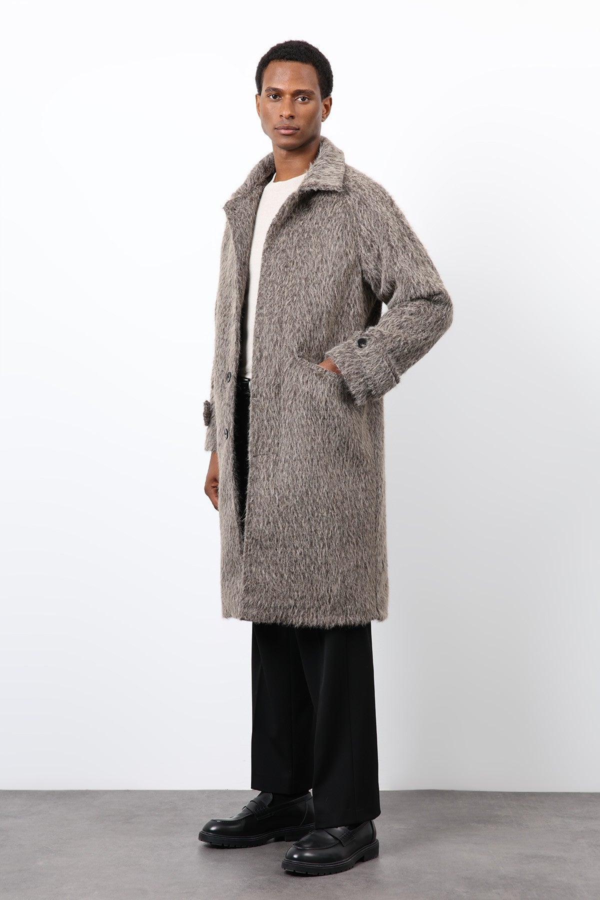 Antioch Faux Fur Men's Coat