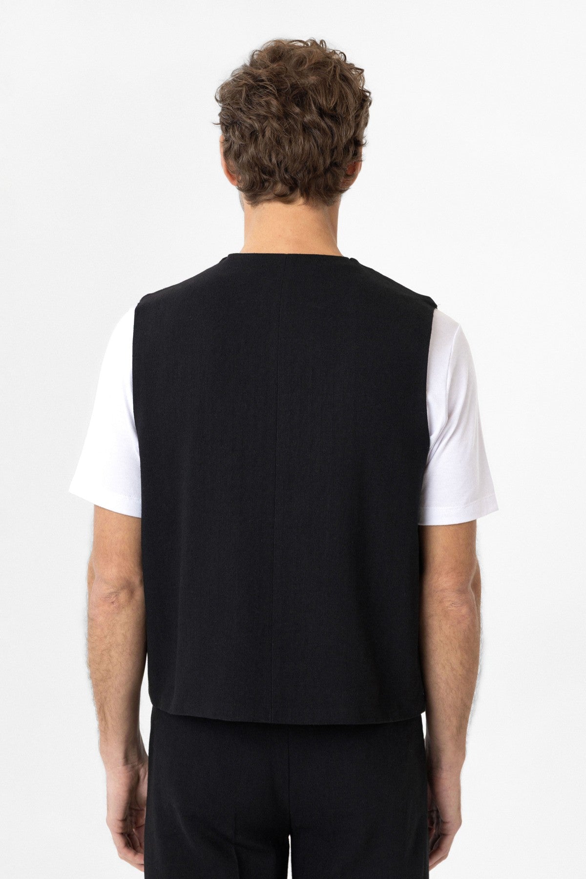 Antioch Relax Fit Men's Linen-Blend Vest