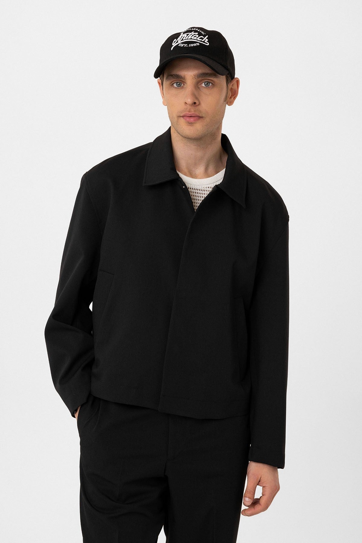 Antioch Hidden Button Seasonal Relaxed-Fit Men's Jacket
