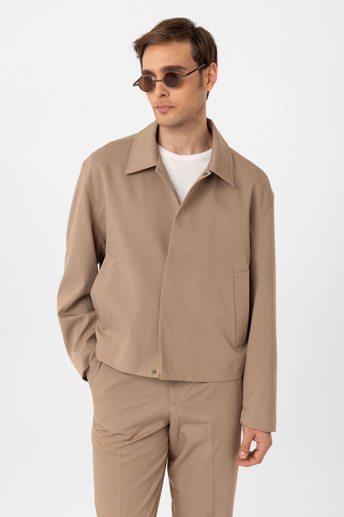 Antioch Hidden Button Seasonal Relaxed-Fit Men's Jacket