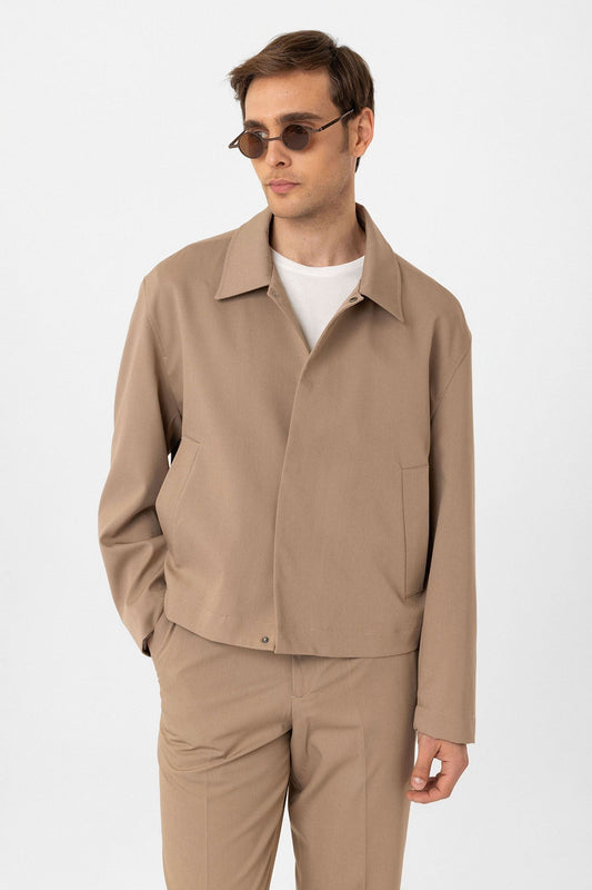 Antioch Hidden Button Seasonal Relaxed-Fit Men's Jacket