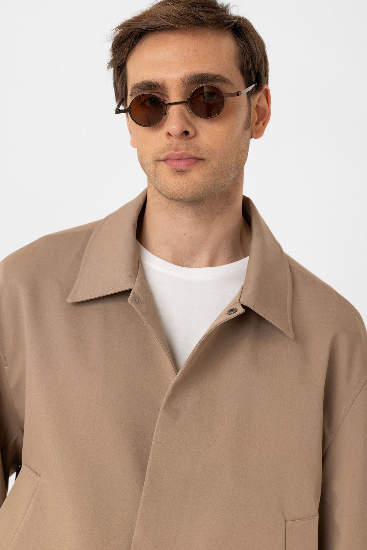 Antioch Hidden Button Seasonal Relaxed-Fit Men's Jacket