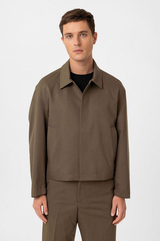 Antioch Hidden Button Seasonal Relaxed-Fit Men's Jacket