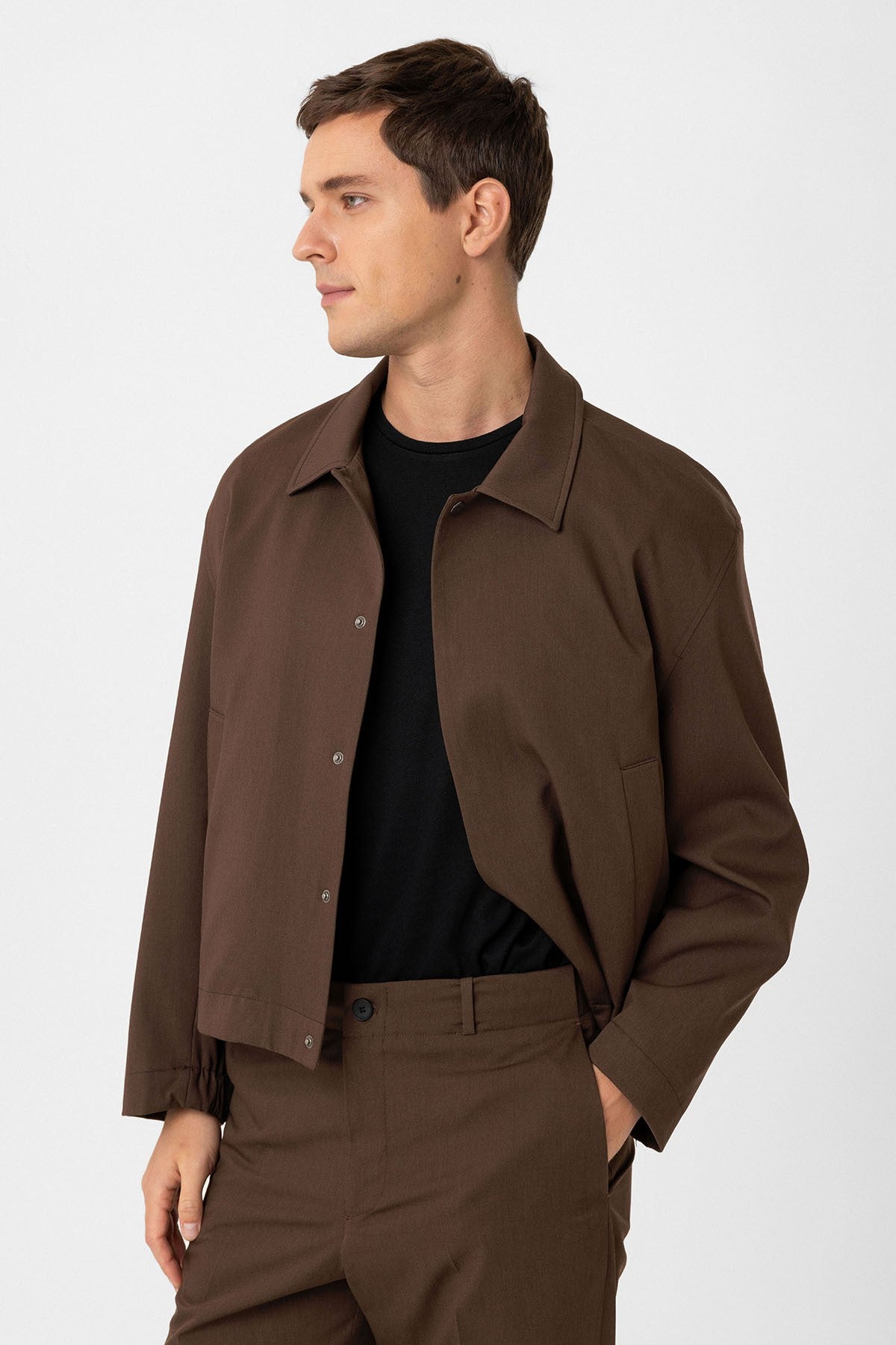 Antioch Hidden Button Seasonal Relaxed-Fit Men's Jacket
