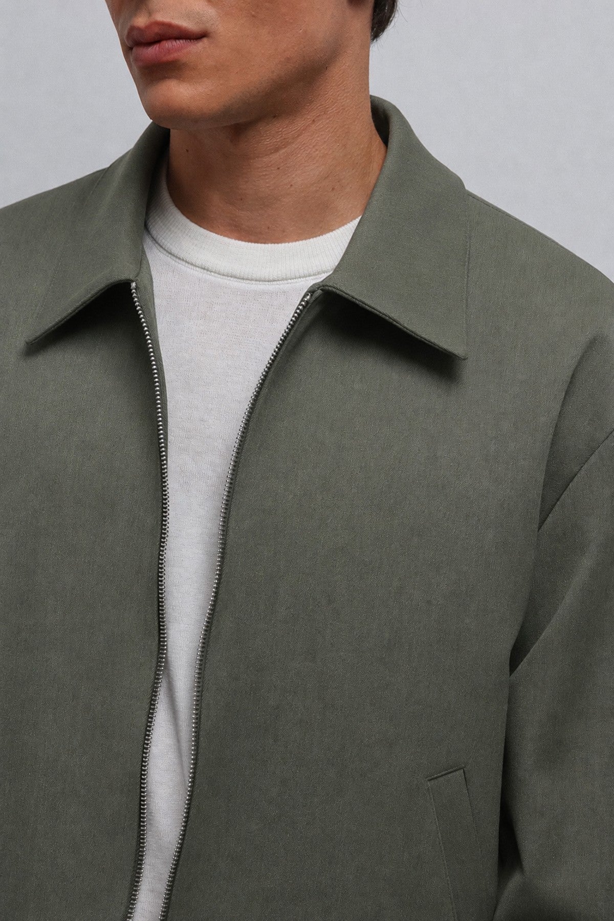Men's Zipper-Front Seasonal Jacket