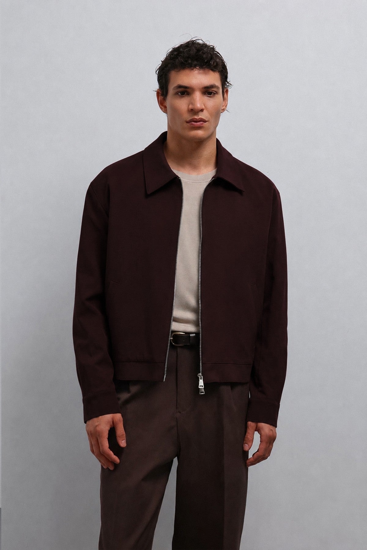 Men's Zipper-Front Seasonal Jacket