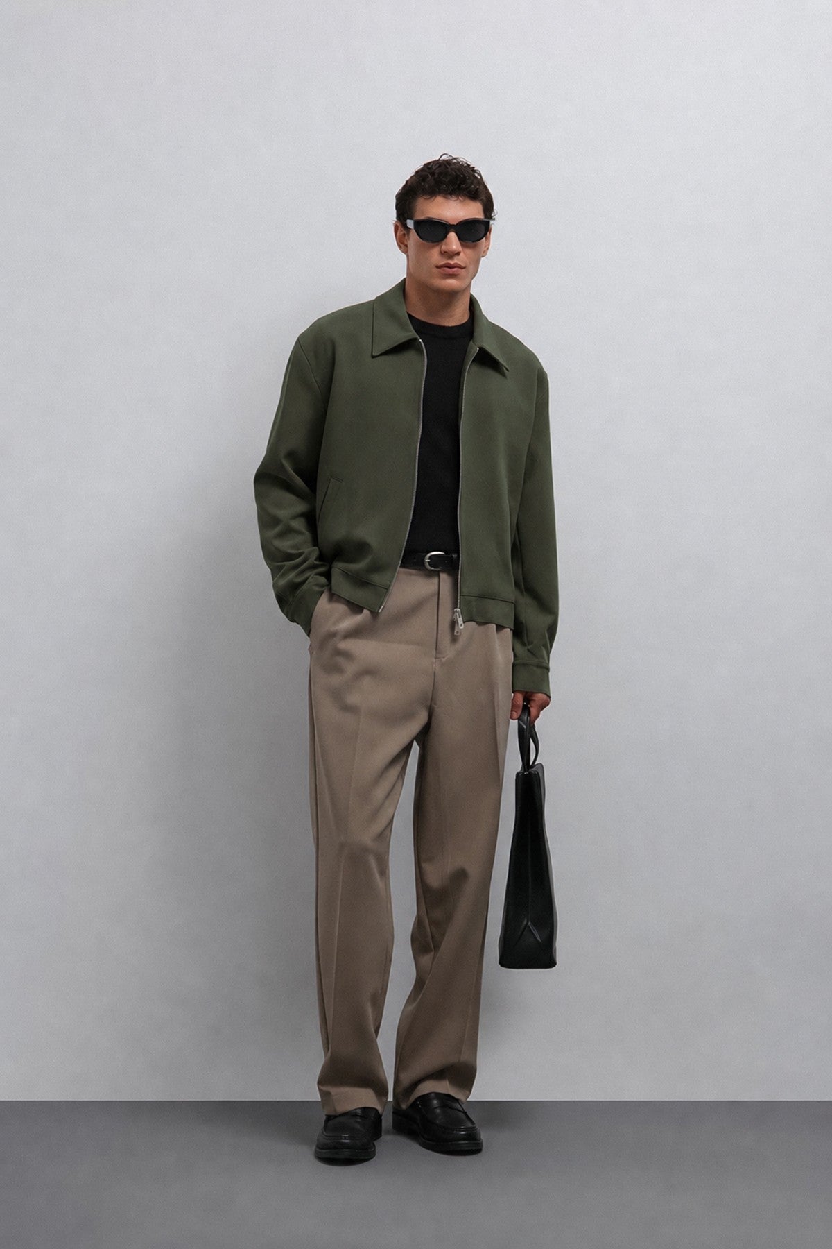 Men's Zipper-Front Seasonal Jacket
