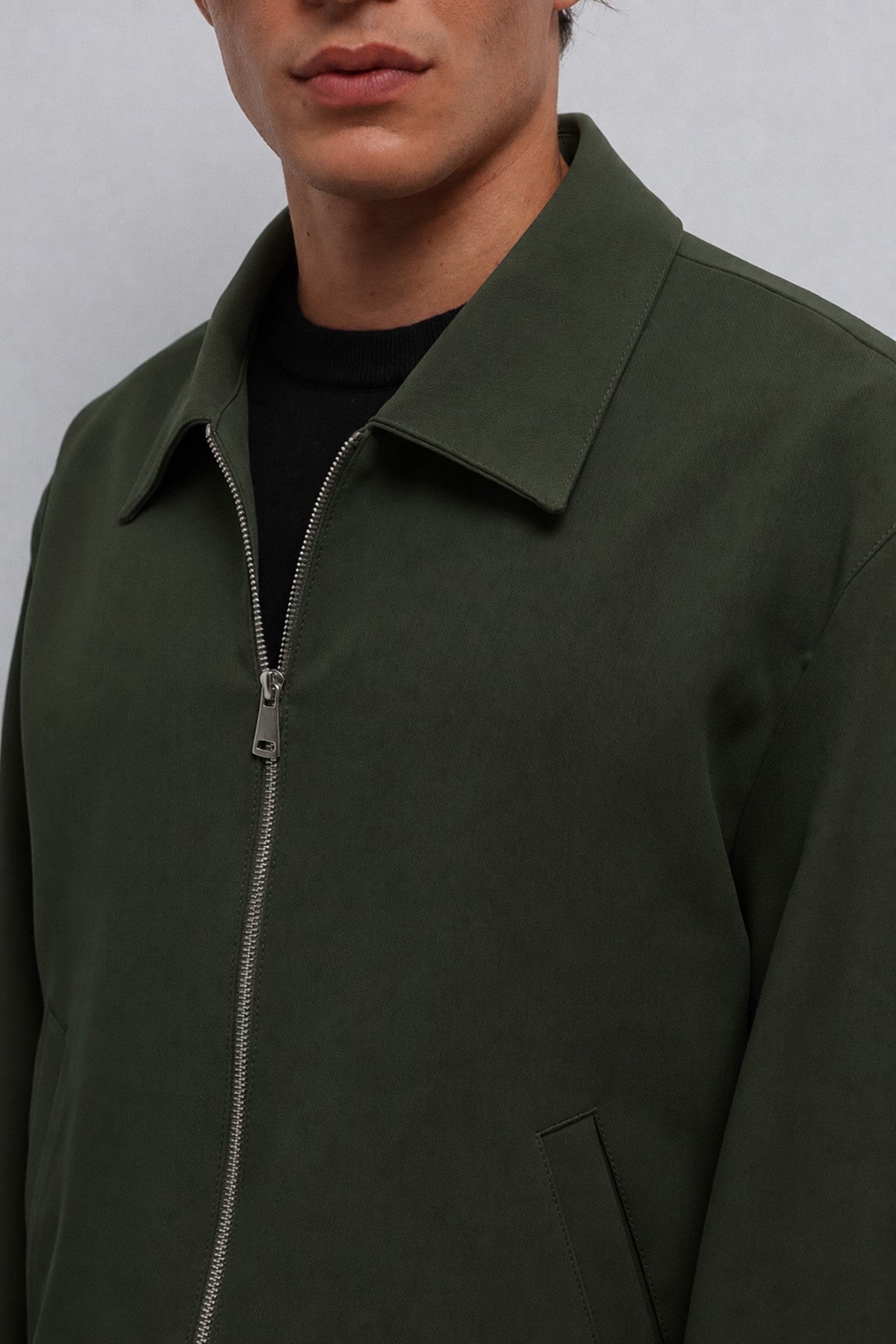 Men's Zipper-Front Seasonal Jacket