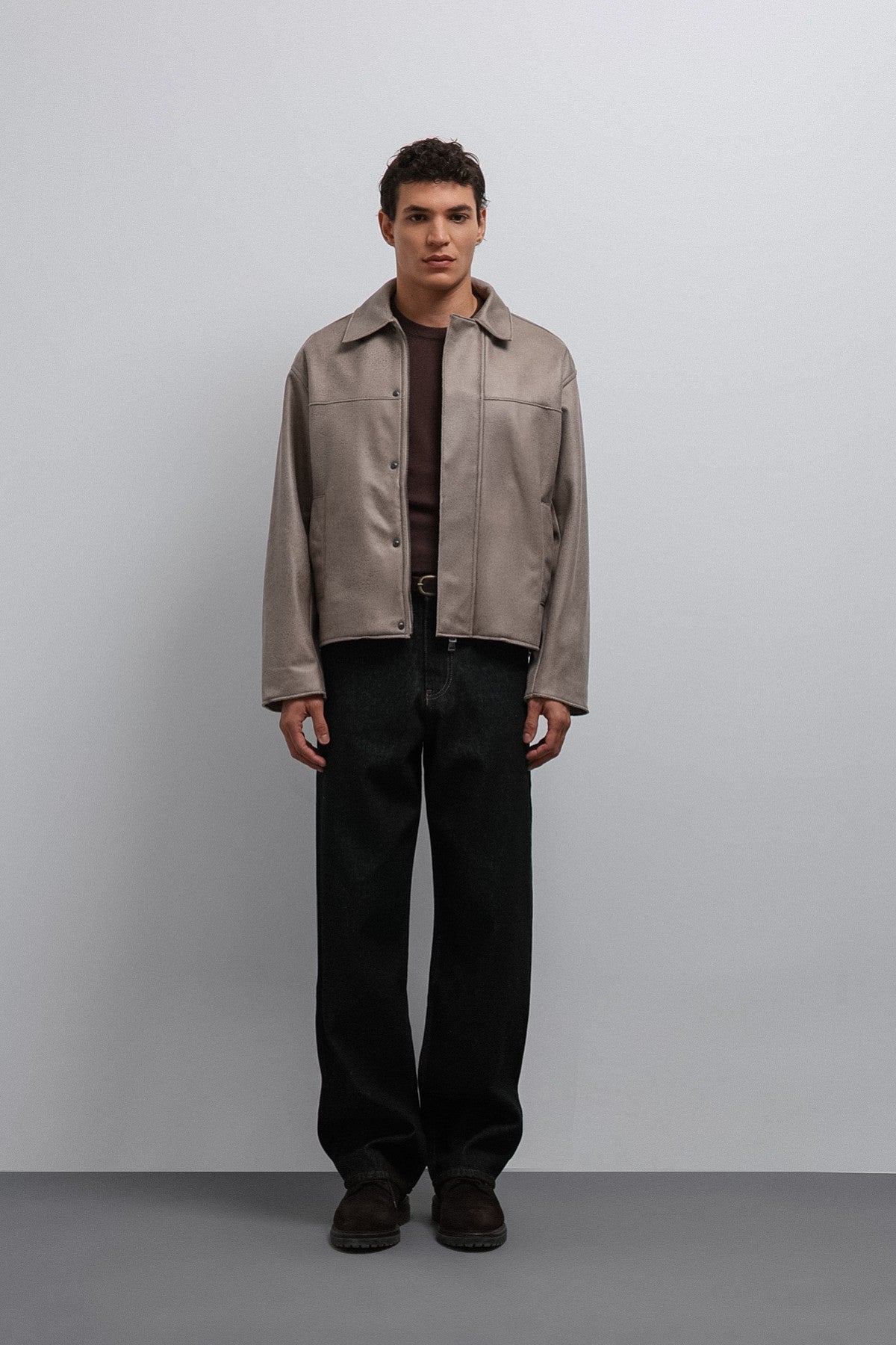 Antioch Relax Fit Synthetic Leather Men's Jacket