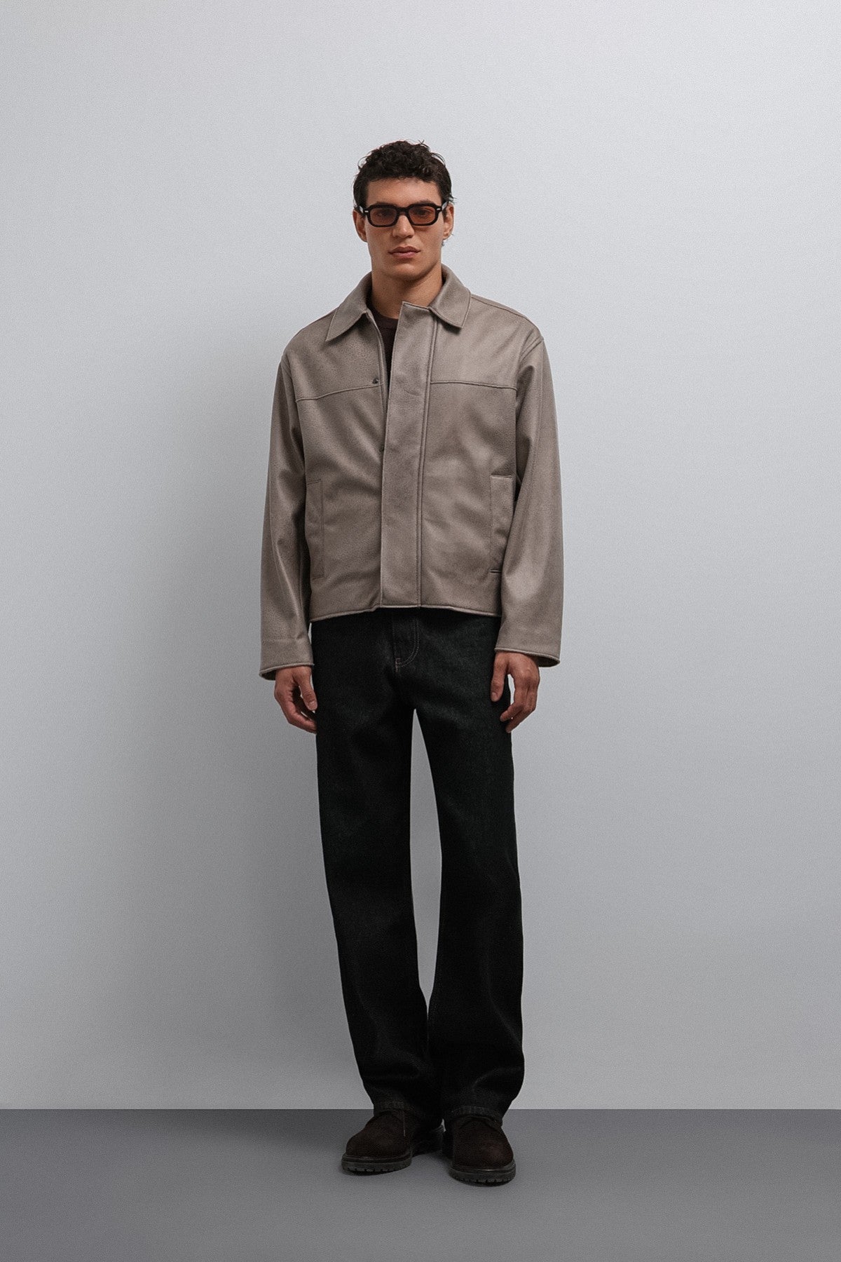 Antioch Relax Fit Synthetic Leather Men's Jacket
