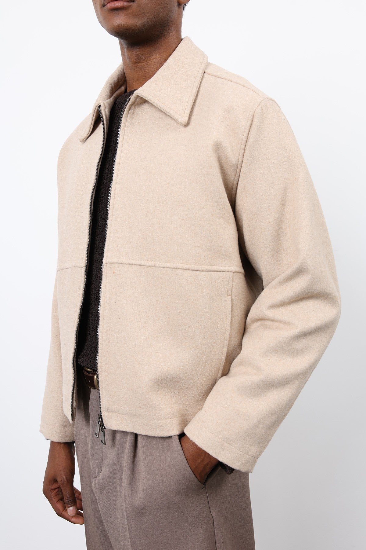Antioch Regular Fit Textured Men's Jacket