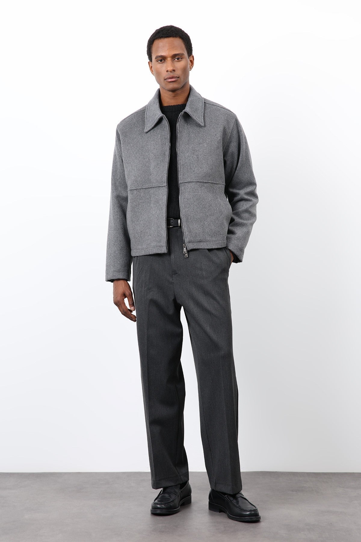 Antioch Regular Fit Textured Men's Jacket