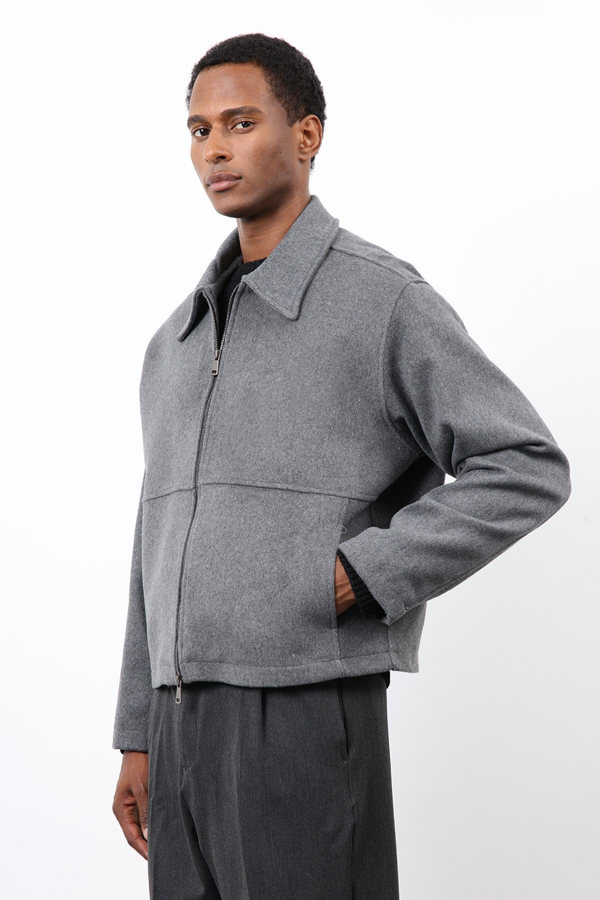Antioch Regular Fit Textured Men's Jacket