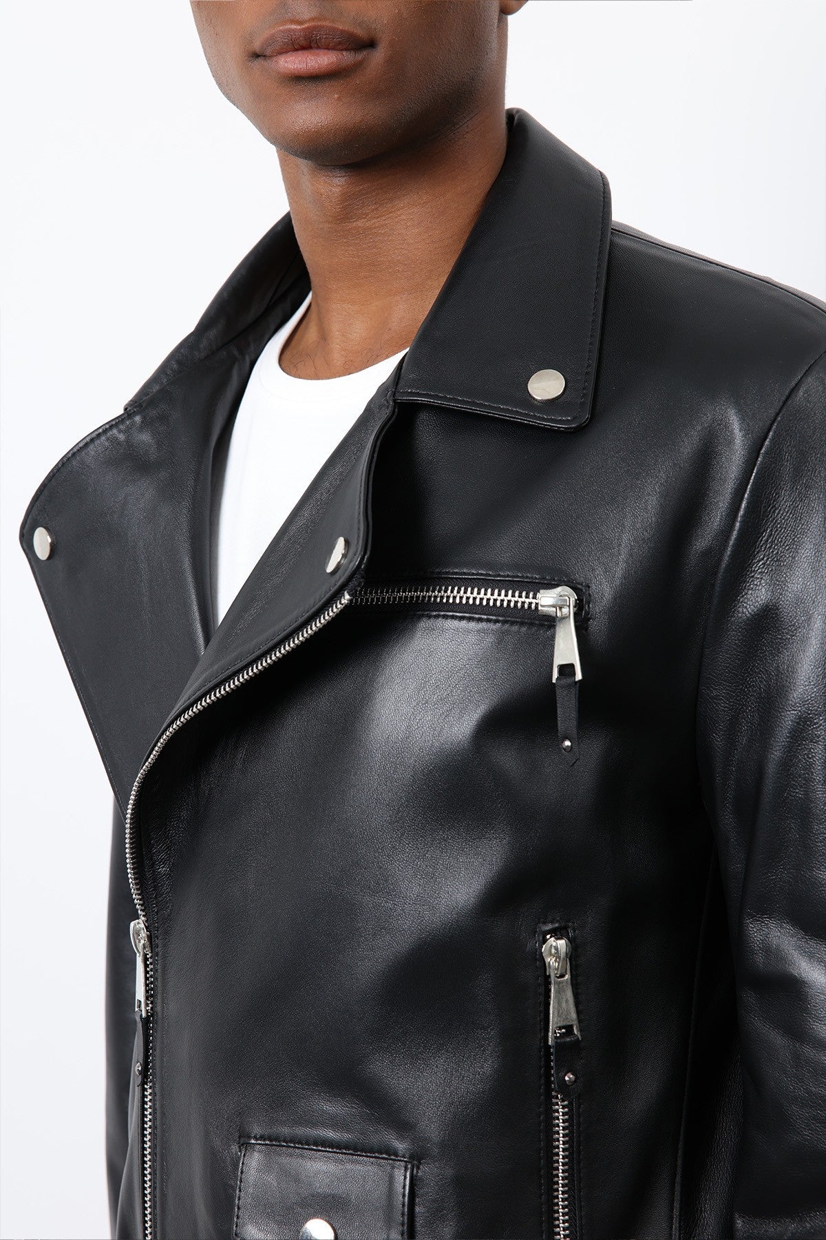 Antioch 100% Leather Biker Jacket