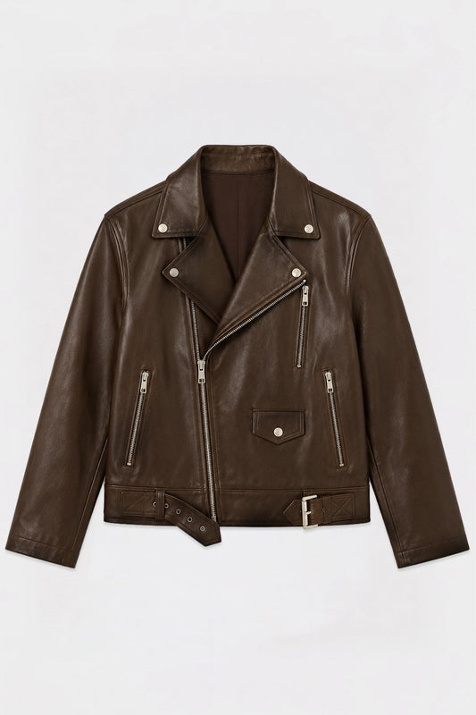 100% Leather Biker Jacket