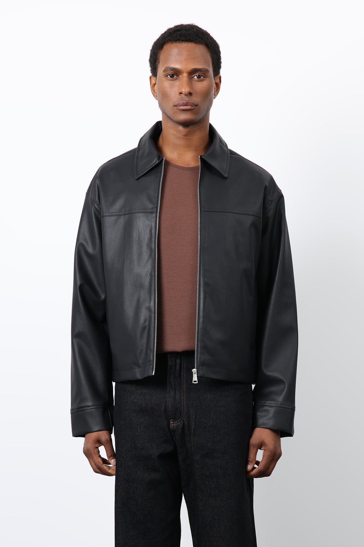 Antioch Relax Fit Men's Leather Jacket