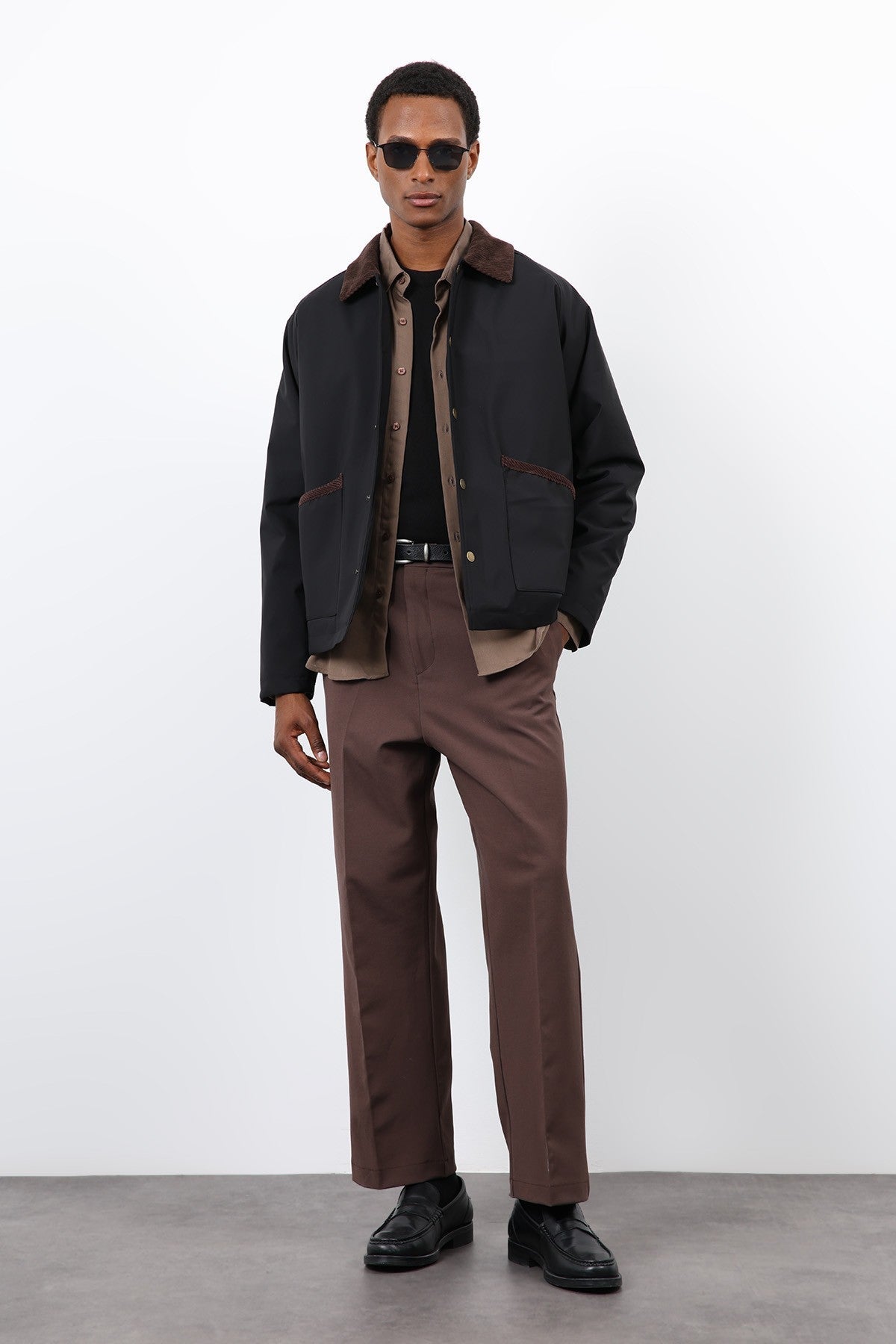 Antioch Contrast Collar Men's Jacket
