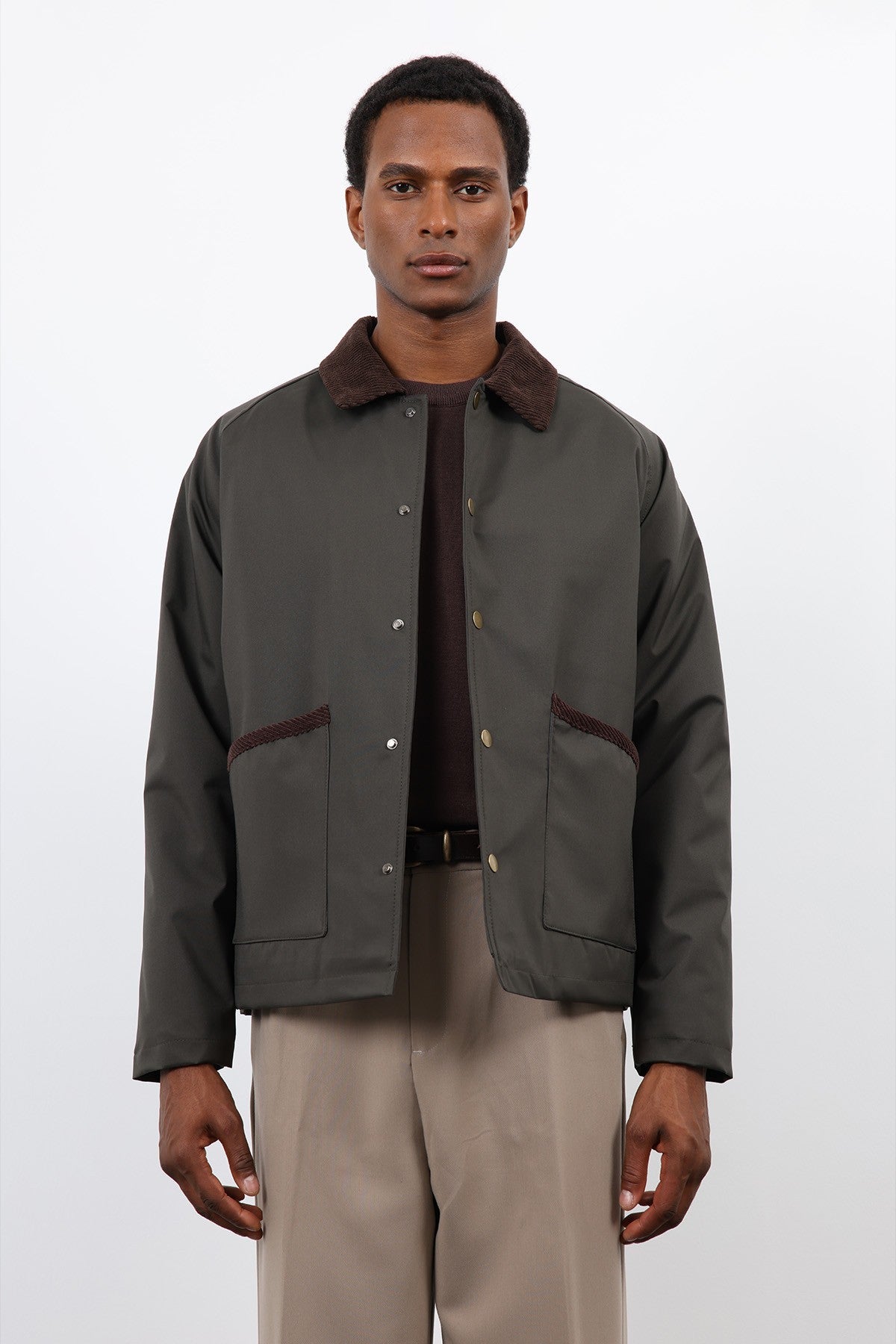 Antioch Contrast Collar Men's Jacket