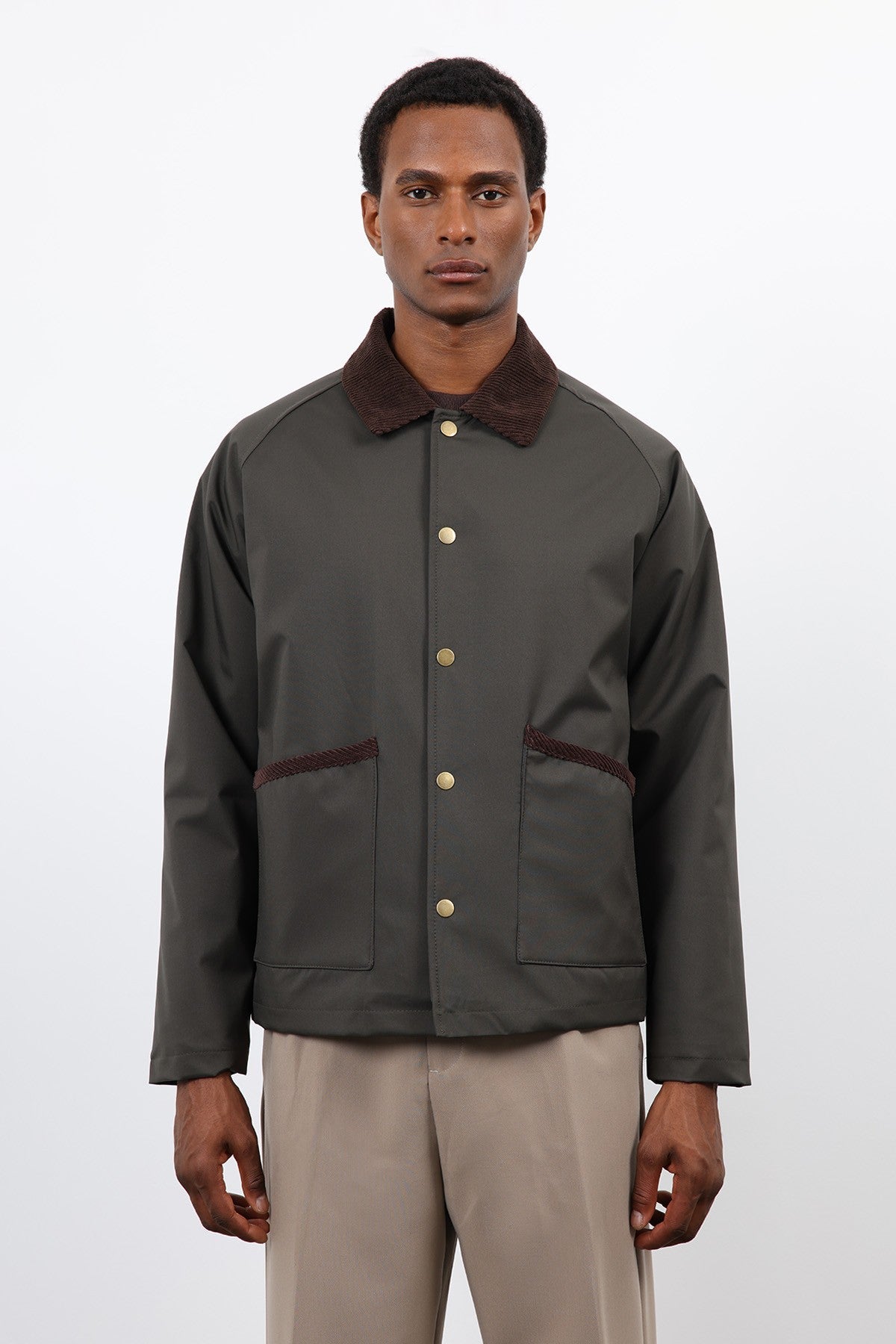 Antioch Contrast Collar Men's Jacket