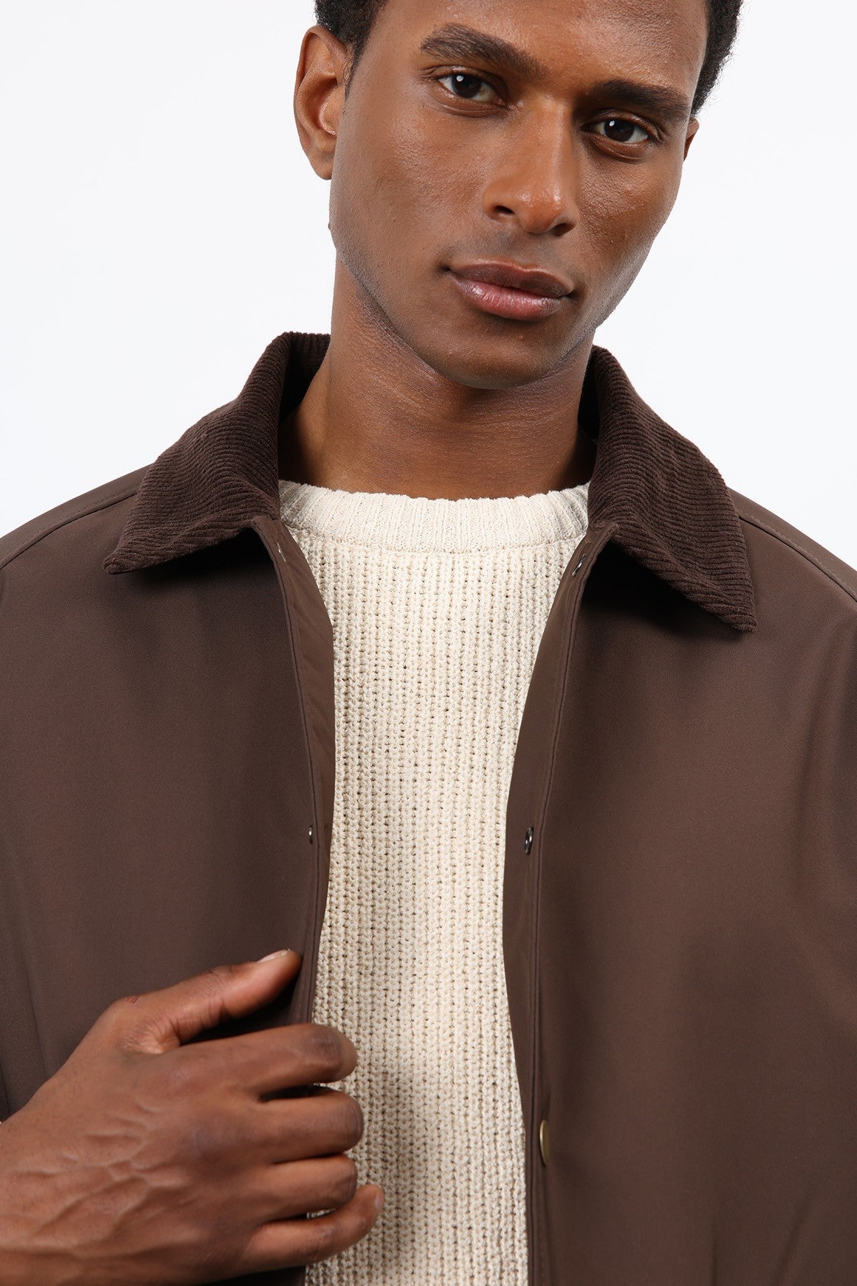 Antioch Contrast Collar Men's Jacket