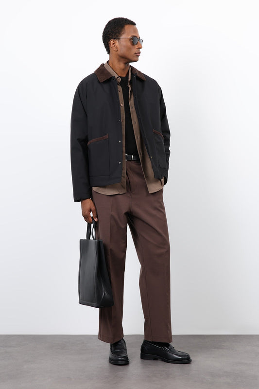 Antioch Contrast Collar Men's Jacket