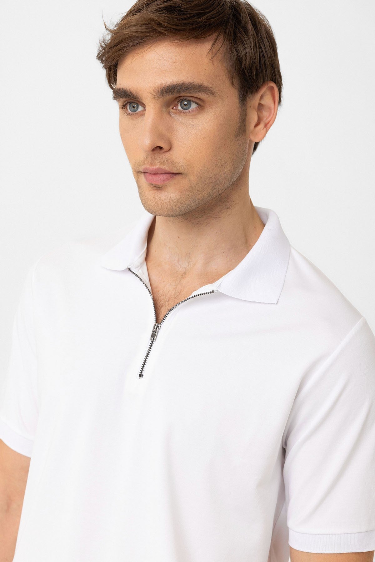 Antioch Zipper Regular Fit Men's T-Shirt