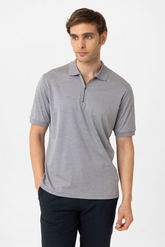 Antioch Zipper Regular Fit Men's T-Shirt