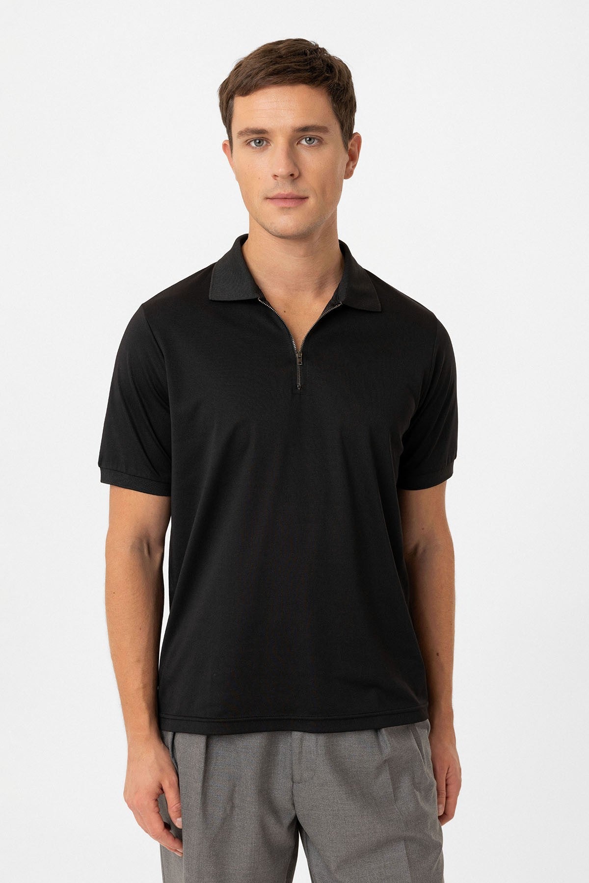 Antioch Zipper Regular Fit Men's T-Shirt